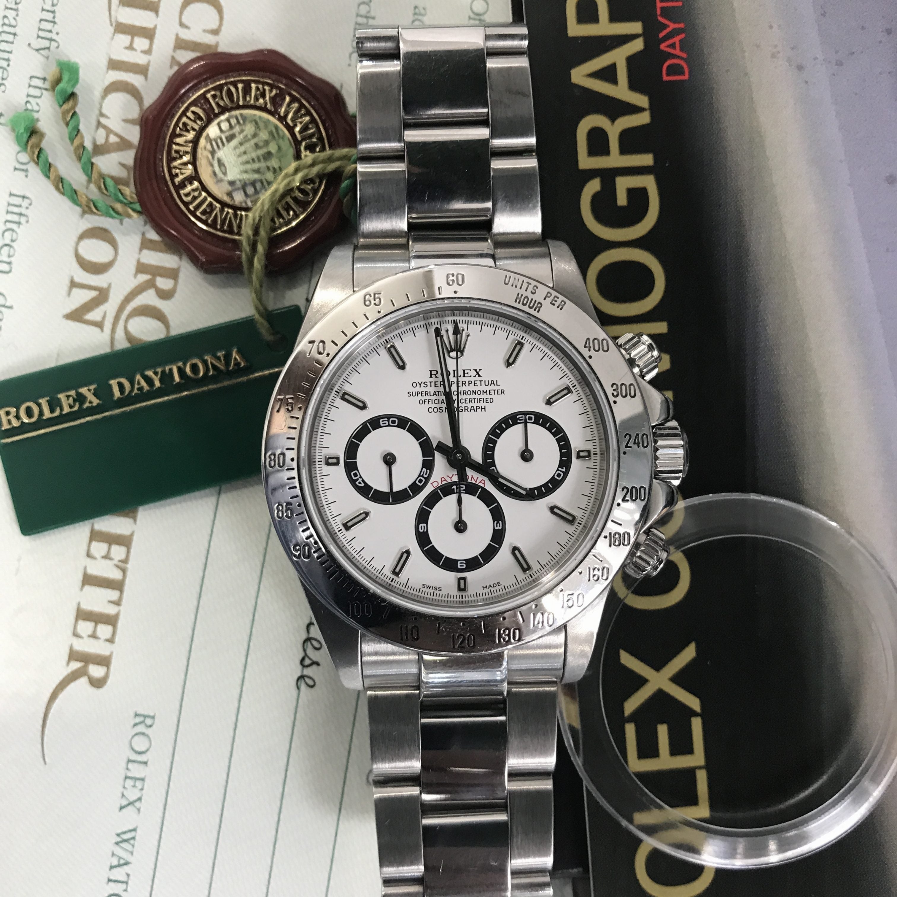 Rolex Daytona 16520 Zenith / 1999/ FULL SET / USA/Like NOS