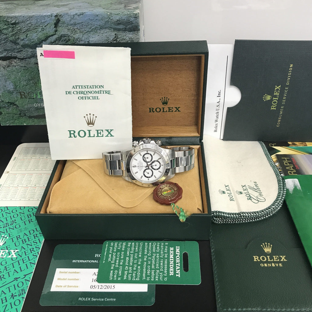 Rolex Daytona 16520 Zenith / 1999 / Service 2015 / FULL SET Mint