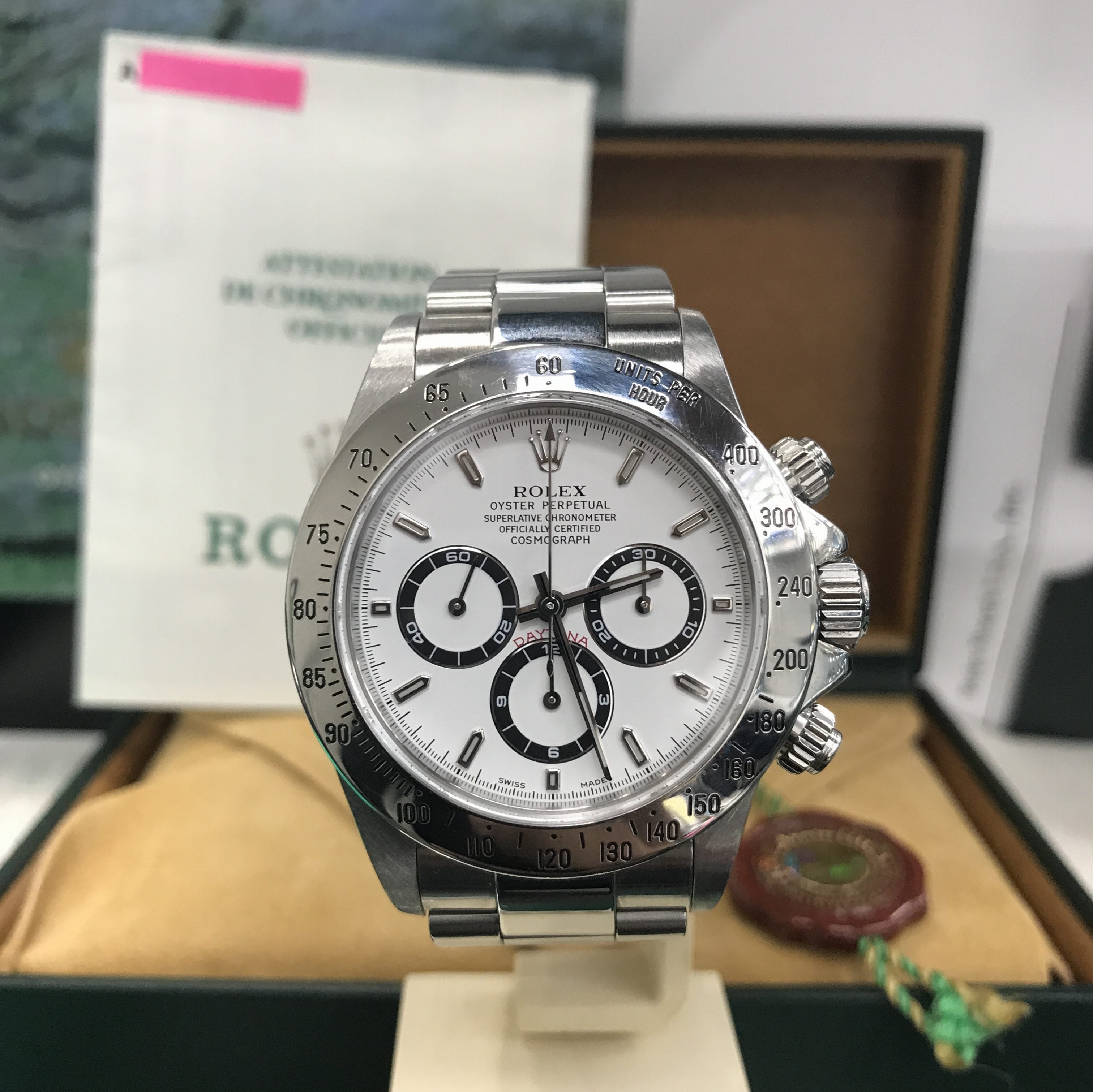 Rolex Daytona 16520 Zenith / 1999 / Service 2015 / FULL SET Mint