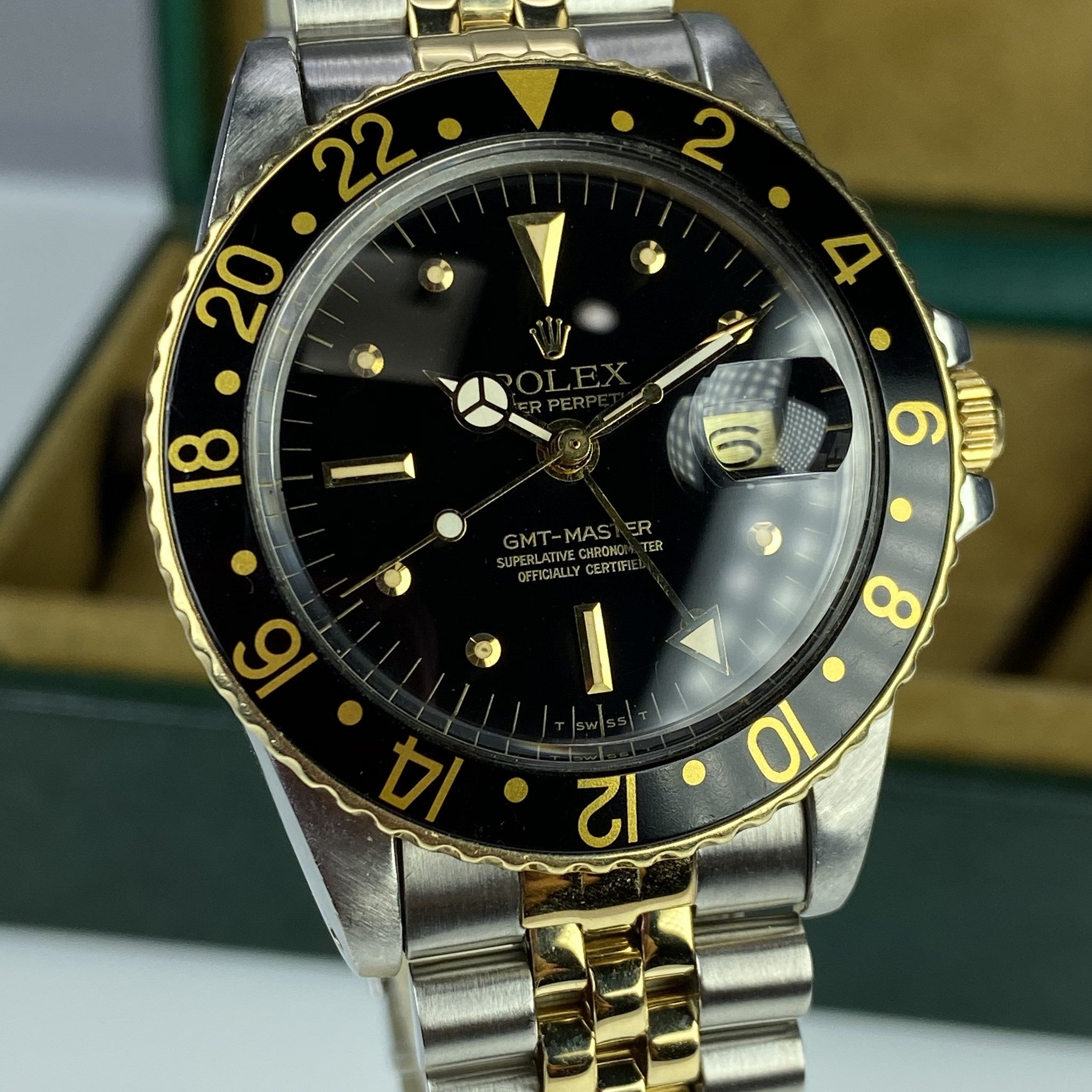1978 Vintage Rolex GMT Master 1675 Two Tone w/ Box