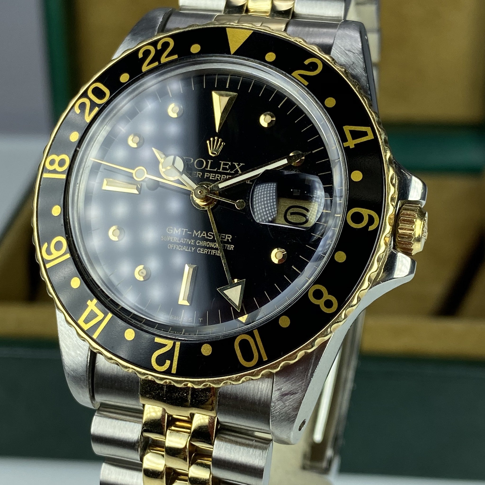 1978 Vintage Rolex GMT Master 1675 Two Tone w/ Box