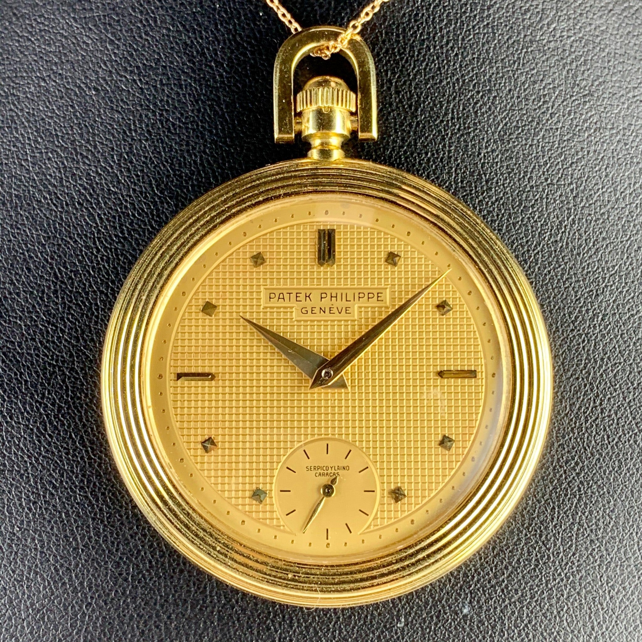 1930 PATEK PHILIPPE REF. 765 DRESS WATCH.RETAILED BY SERPICO Y LAINO