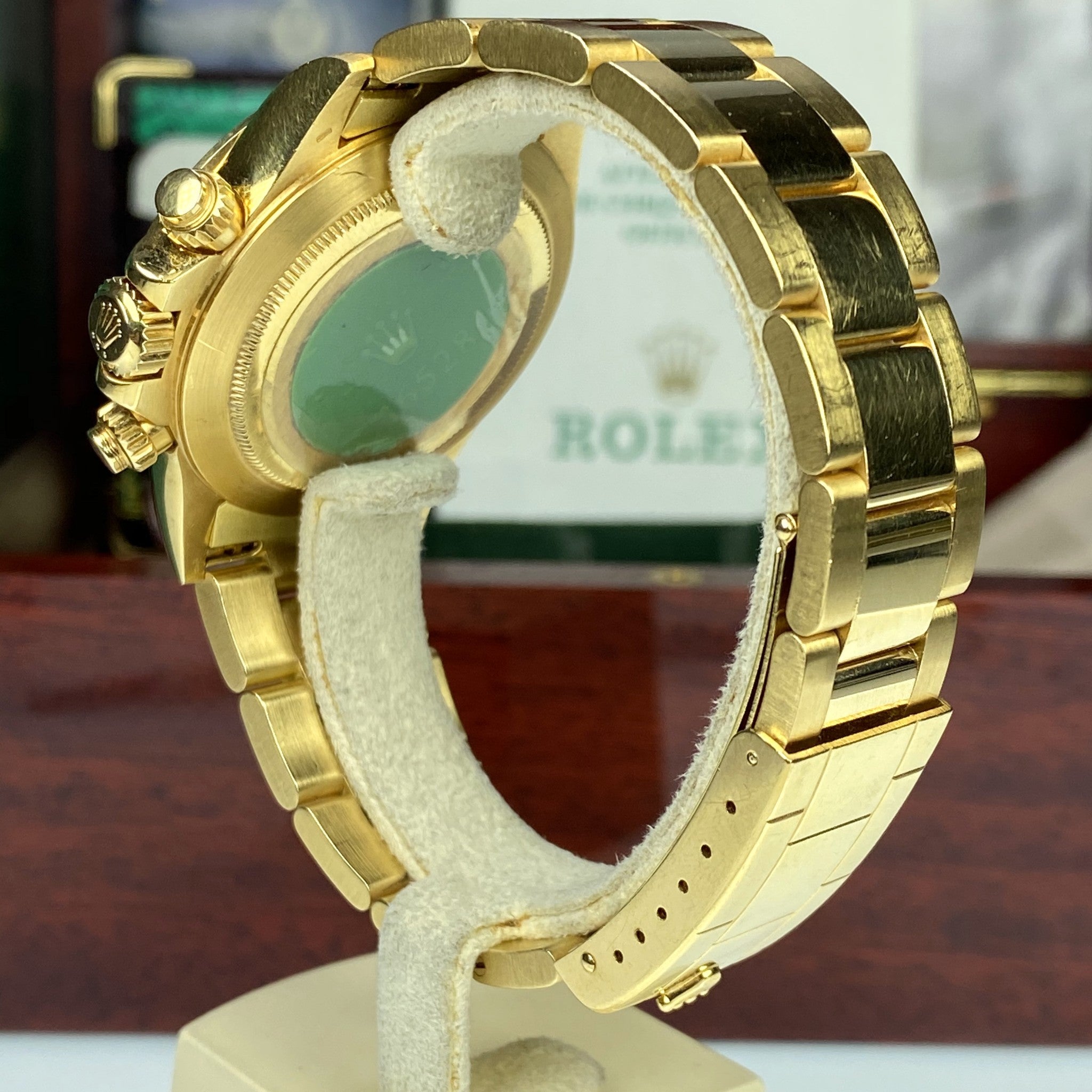 1988 Vintage Rolex Daytona 16528 Zenith Porcelain Diamonds 4 line Dial R Serial Full Set Paper Box