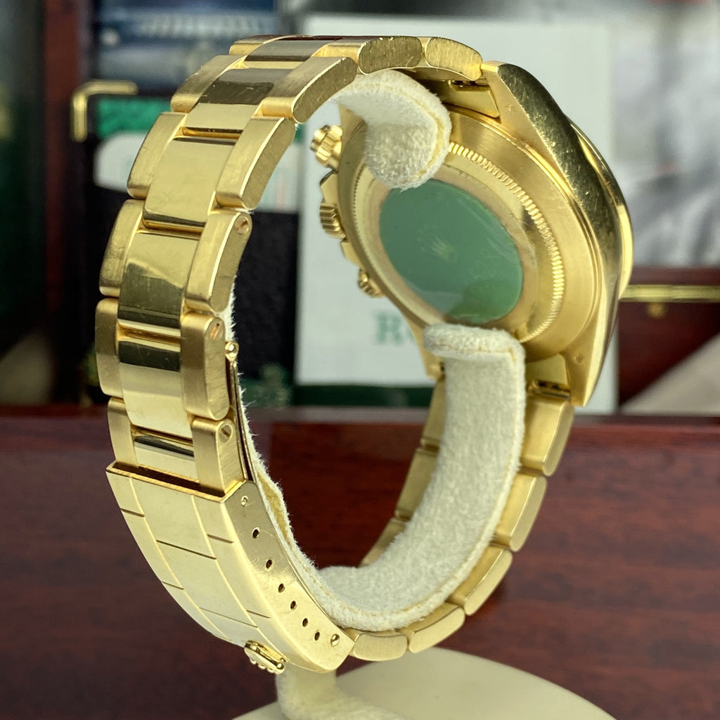 1988 Vintage Rolex Daytona 16528 Zenith Porcelain Diamonds 4 line Dial R Serial Full Set Paper Box