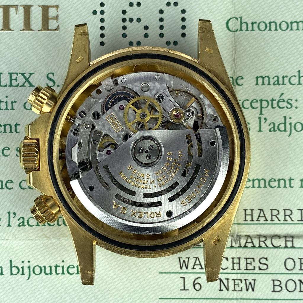 1988 Vintage Rolex Daytona 16528 Zenith Porcelain Diamonds 4 line Dial R Serial Full Set Paper Box