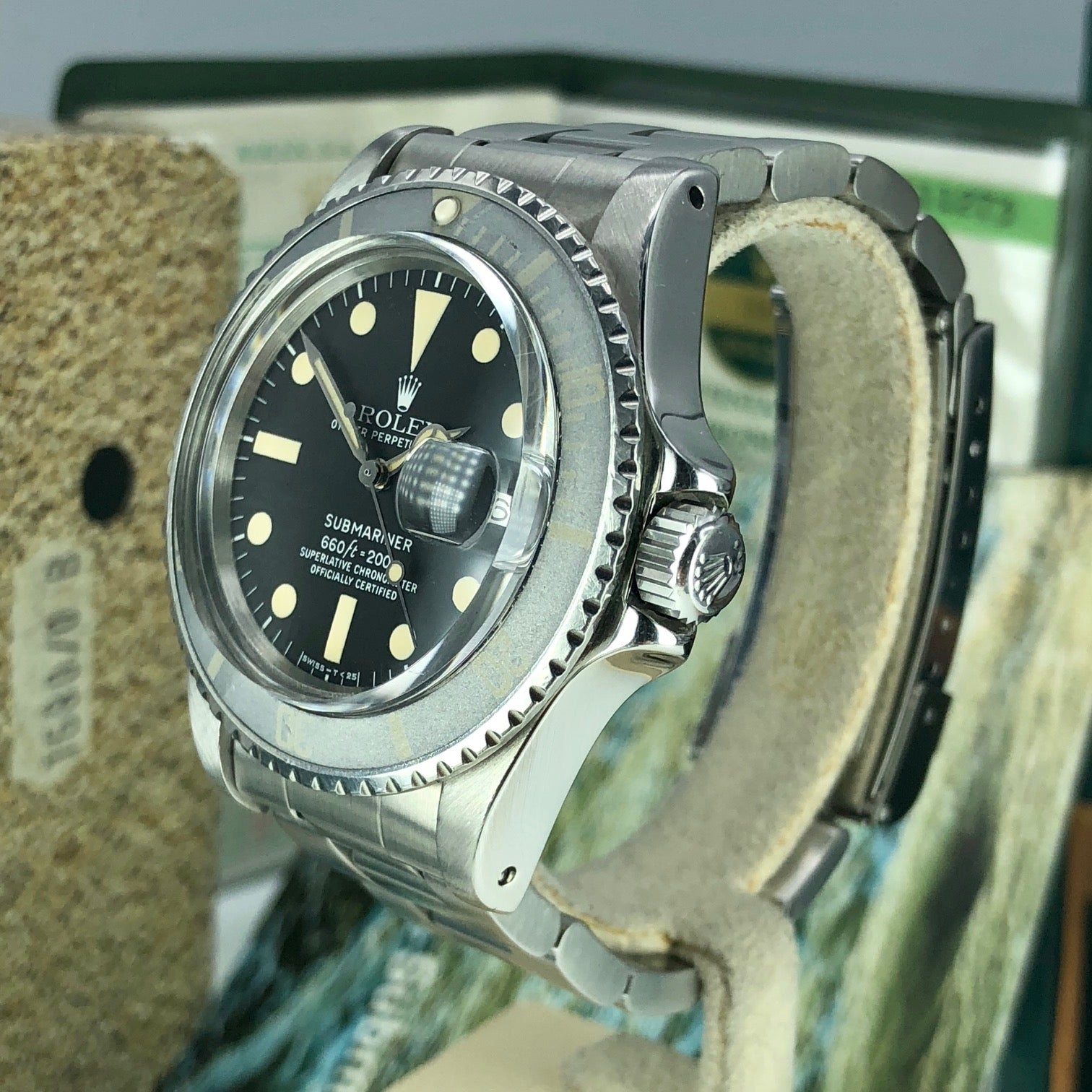 1978 Vintage Rolex 1680 Submariner 1978 Full Set box, Papers & Serves Paper 2018