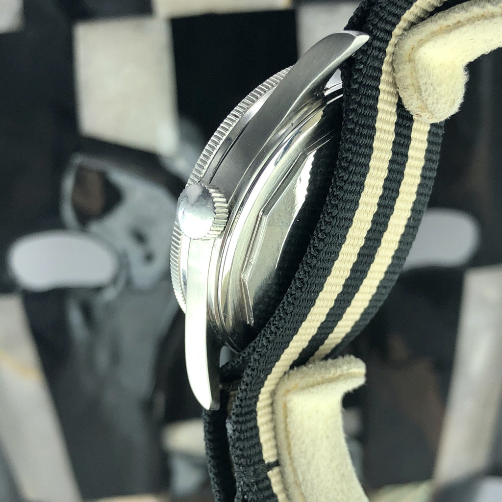 1950’s Rare Vintage Zenith S 58 Diving Milatry With Bakelite Bezel