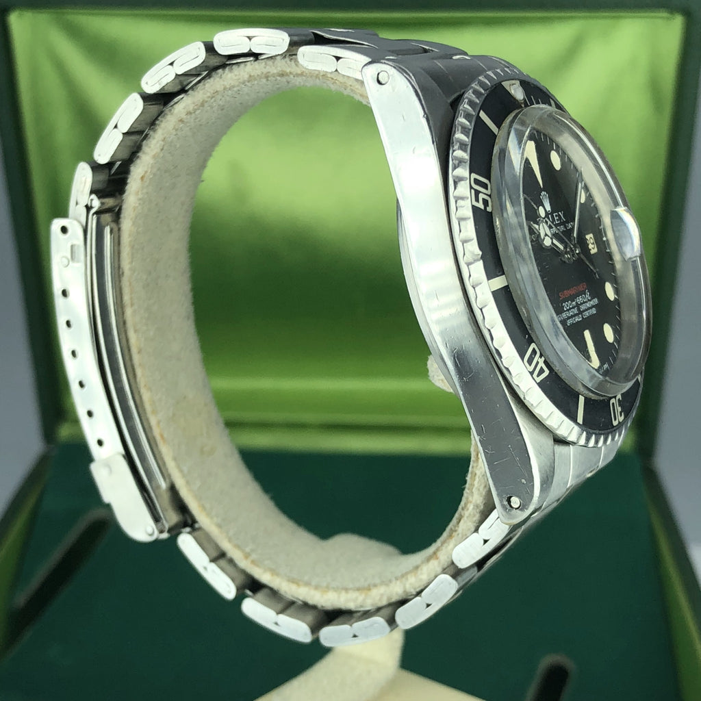 1969 Vintage Rolex 1680 Red Submariner Meters First MK1 Long F Dial