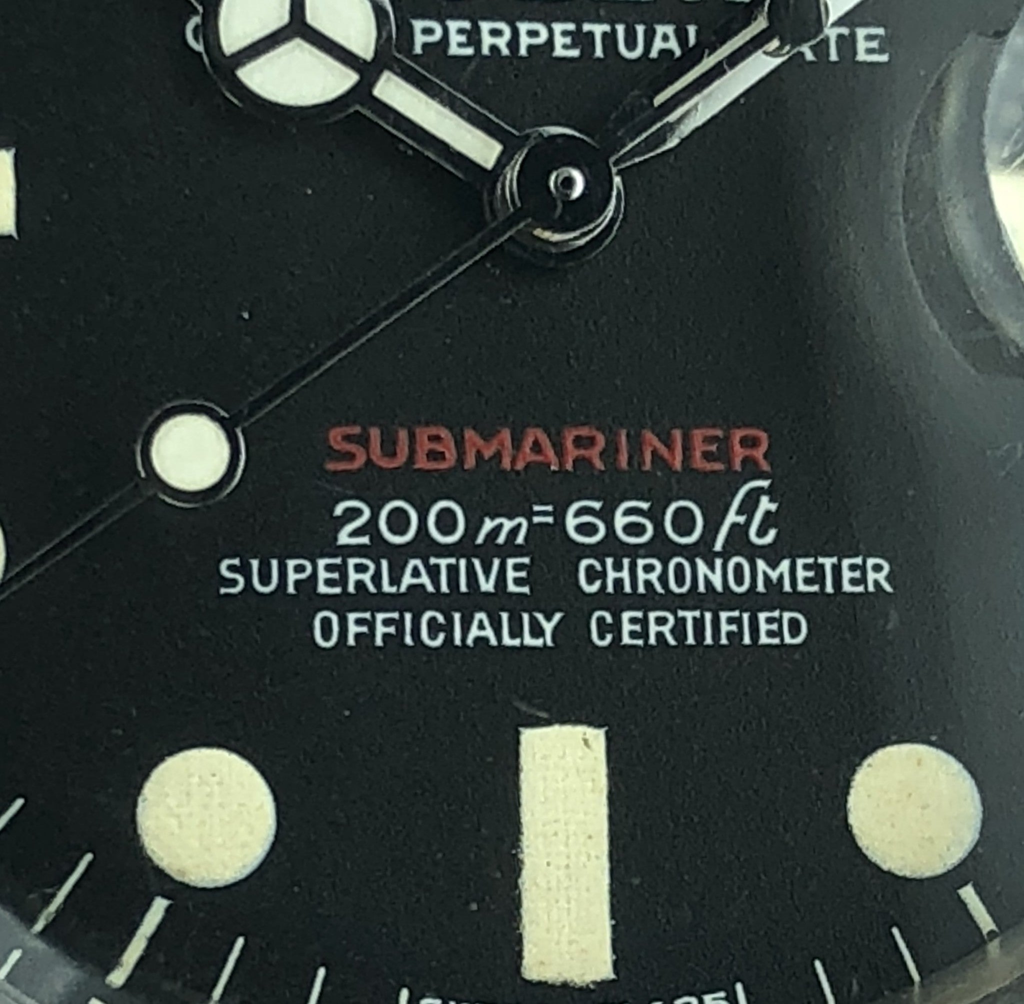 1969 Vintage Rolex 1680 Red Submariner Meters First MK1 Long F Dial