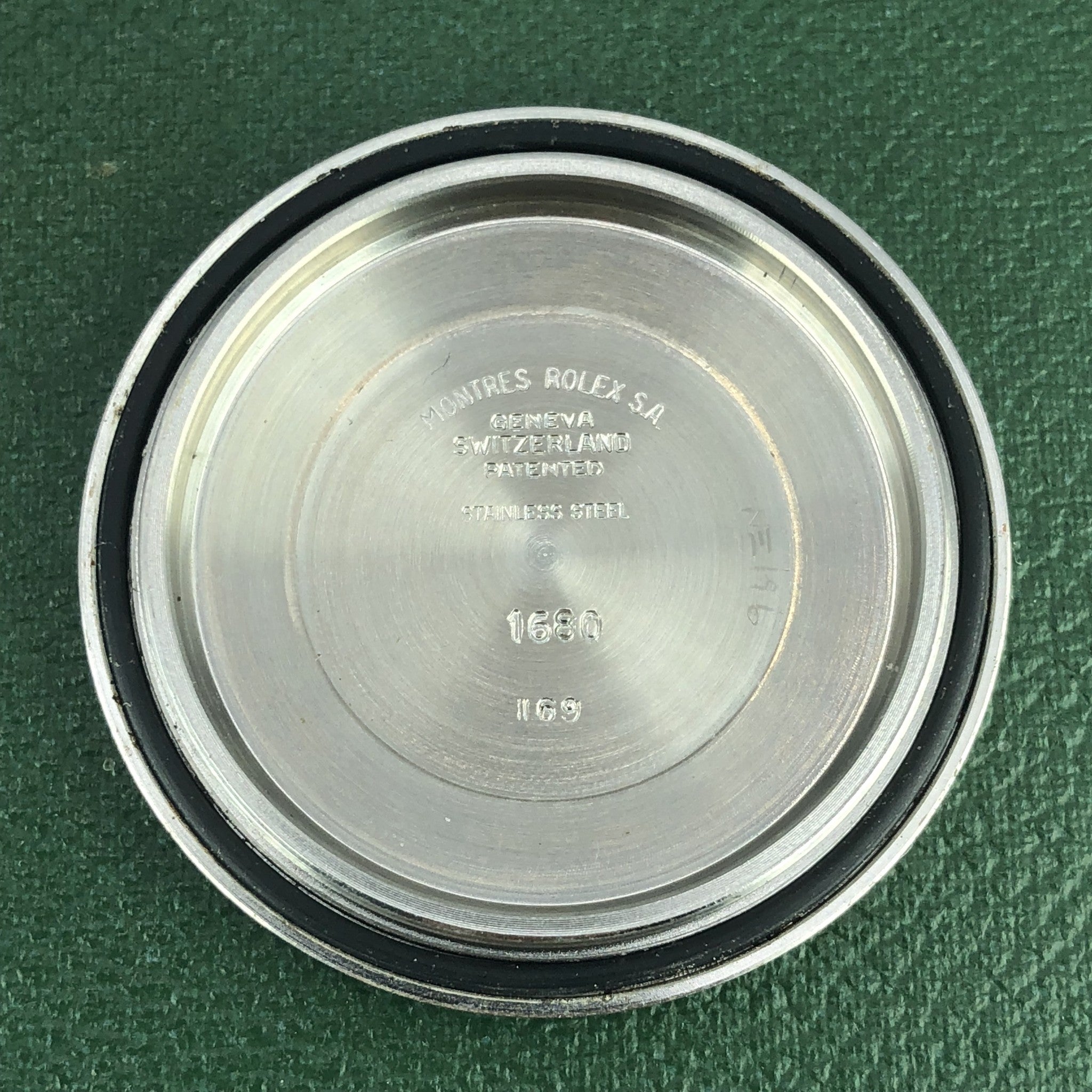 1969 Vintage Rolex 1680 Red Submariner Meters First MK1 Long F Dial