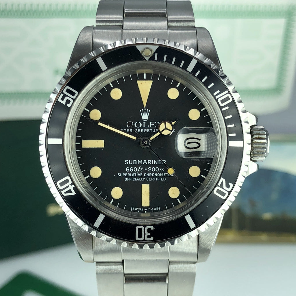1978 Vintage Rolex 1680 Submariner 1978 With Service Box & Papers