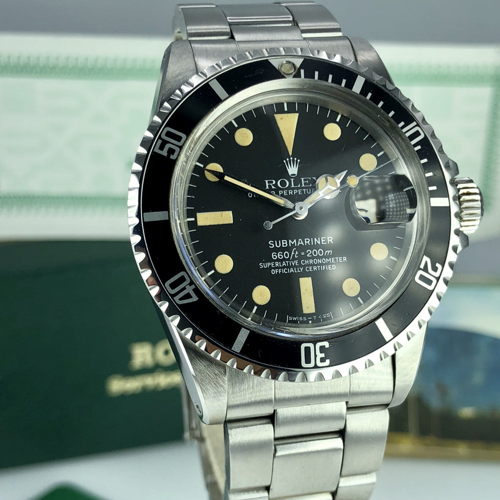 1978 Vintage Rolex 1680 Submariner 1978 With Service Box & Papers
