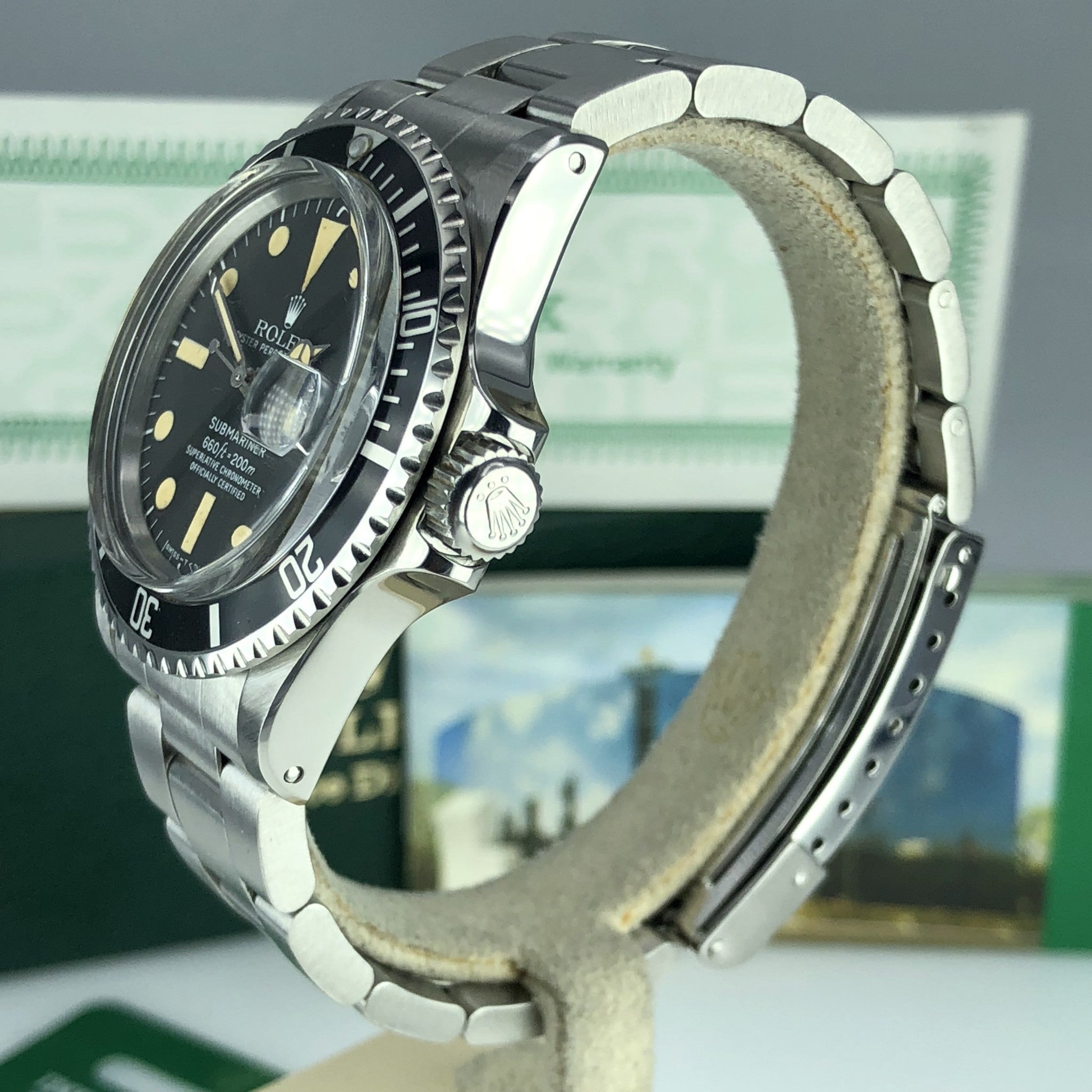 1978 Vintage Rolex 1680 Submariner 1978 With Service Box & Papers