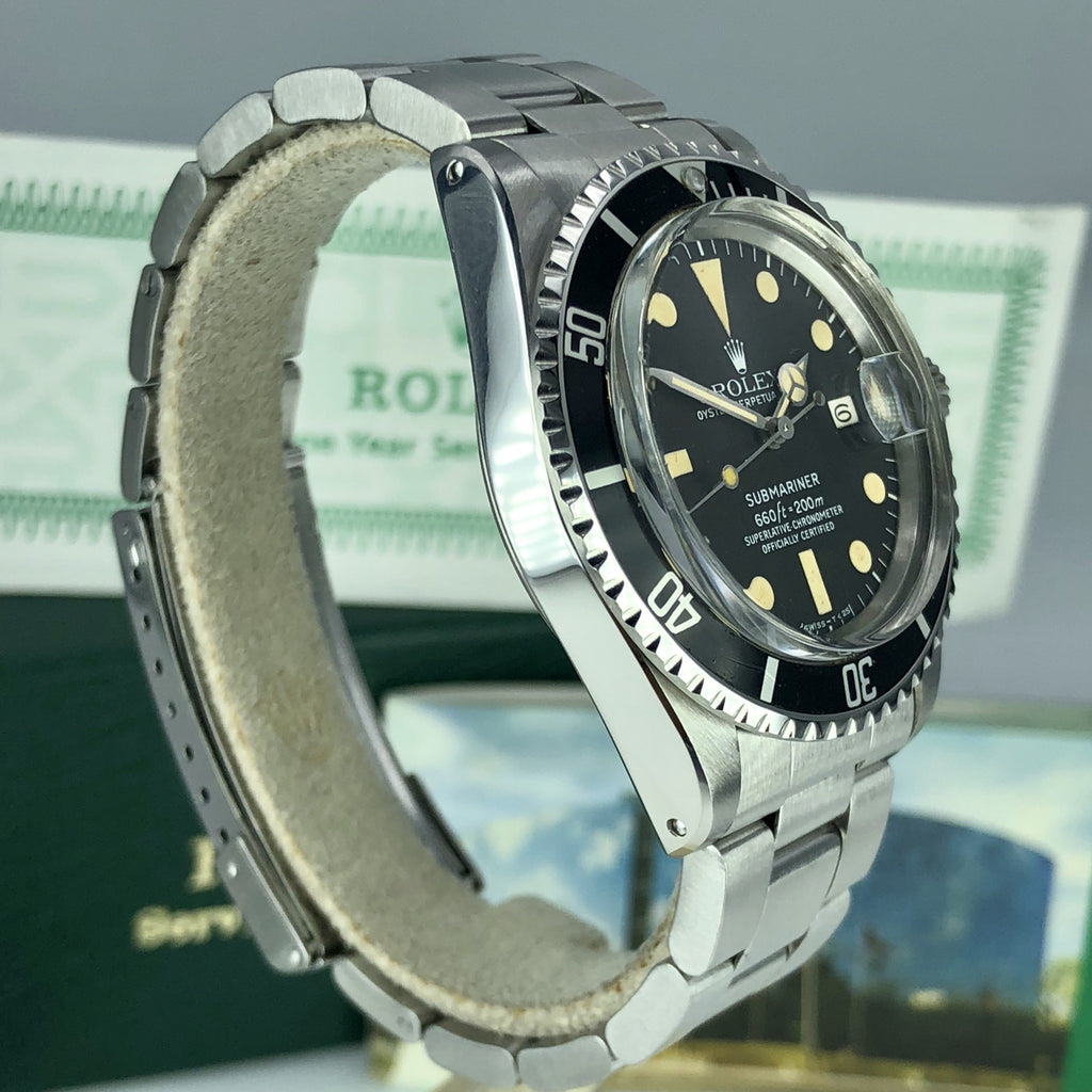 1978 Vintage Rolex 1680 Submariner 1978 With Service Box & Papers