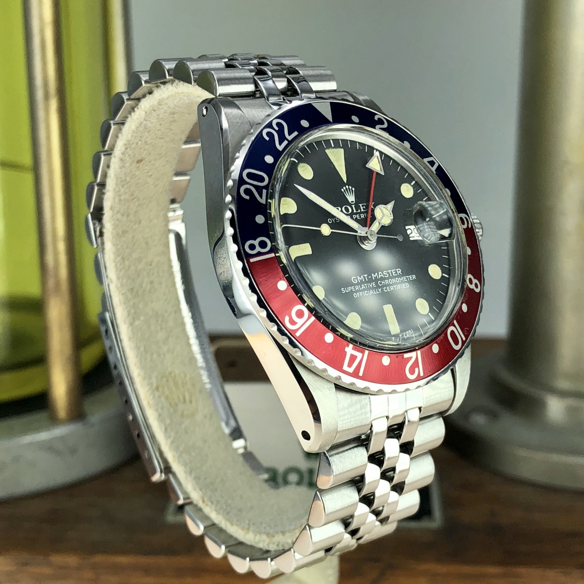 1972 Vintage Rolex GMT Master 1675 Pepsi With MkIII Dial