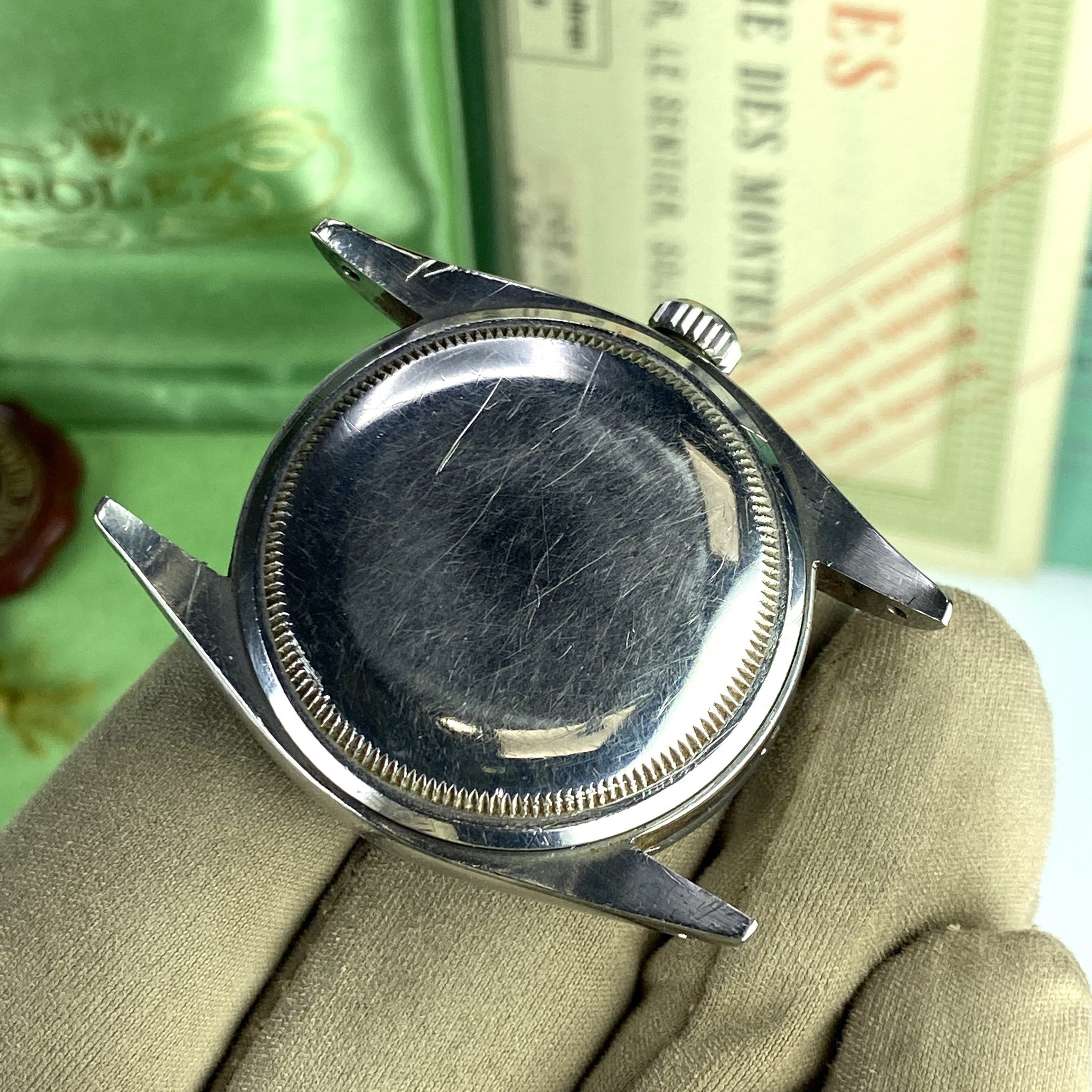 1958 Vintage Rolex 6610 Explorer Gilt Chapter fullset Box & Paper
