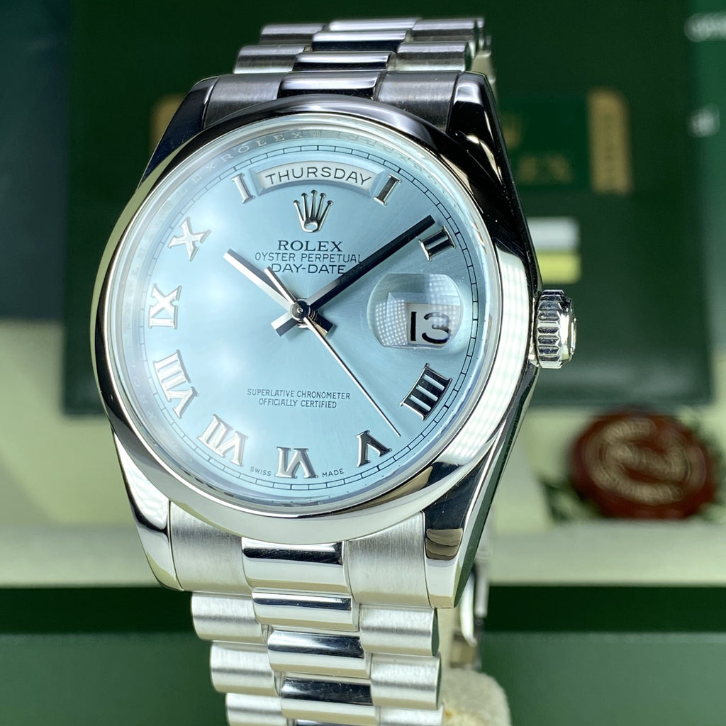 2007 Rolex DayDate 36mm 118206 FullSet Box and Papers