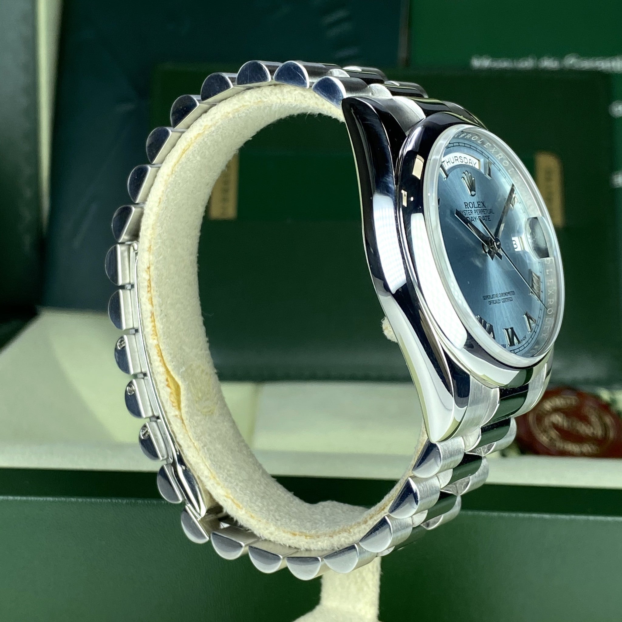 2007 Rolex DayDate 36mm 118206 FullSet Box and Papers