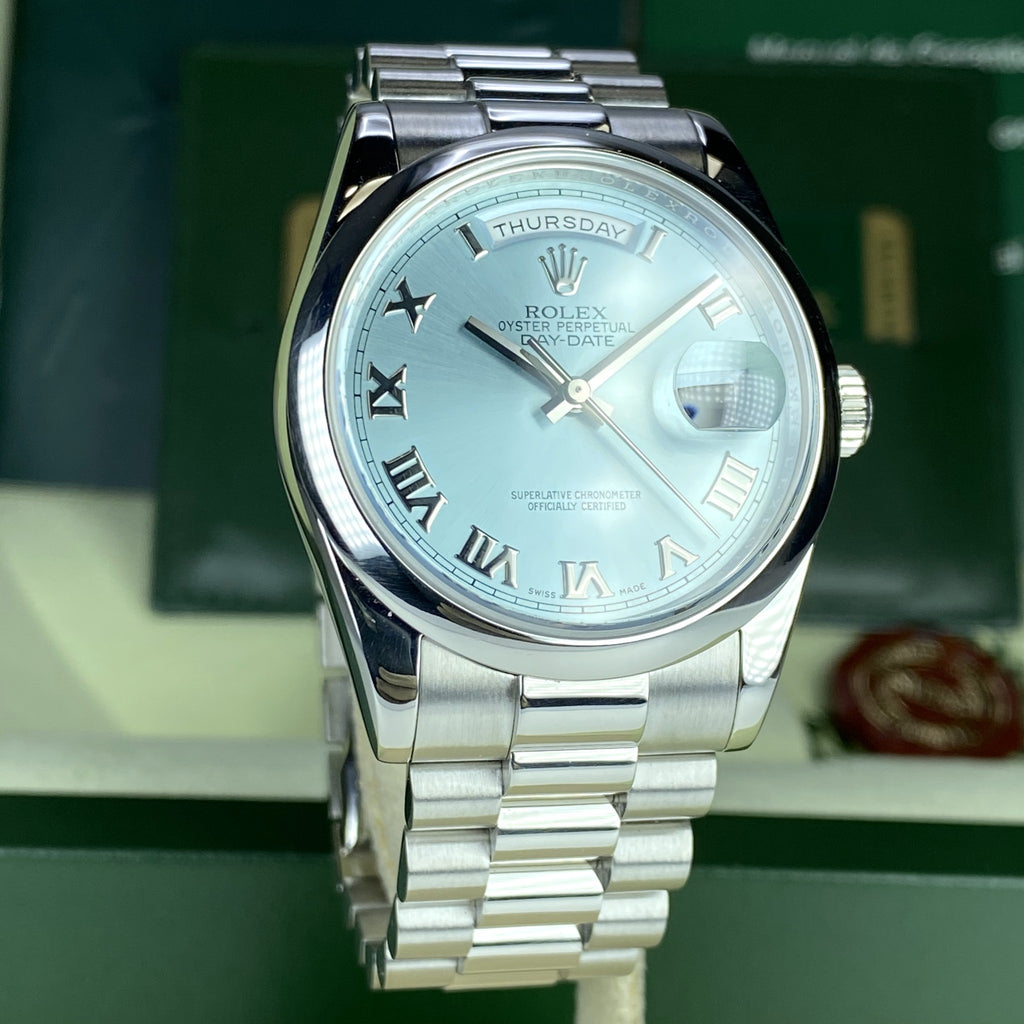 2007 Rolex DayDate 36mm 118206 FullSet Box and Papers