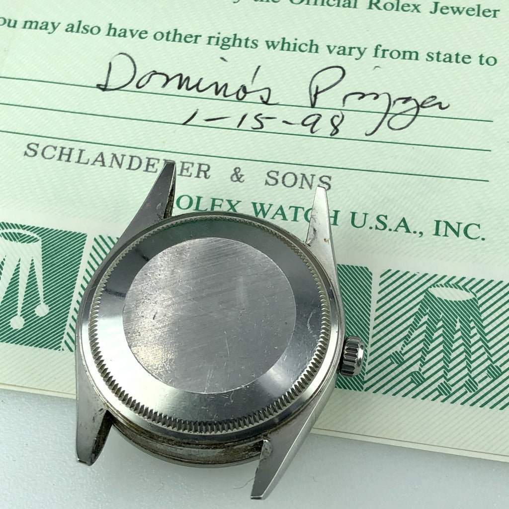 1998 Vintage Rolex 14000 Domino’s Pizza Air-King Unpolished with Box and Papers