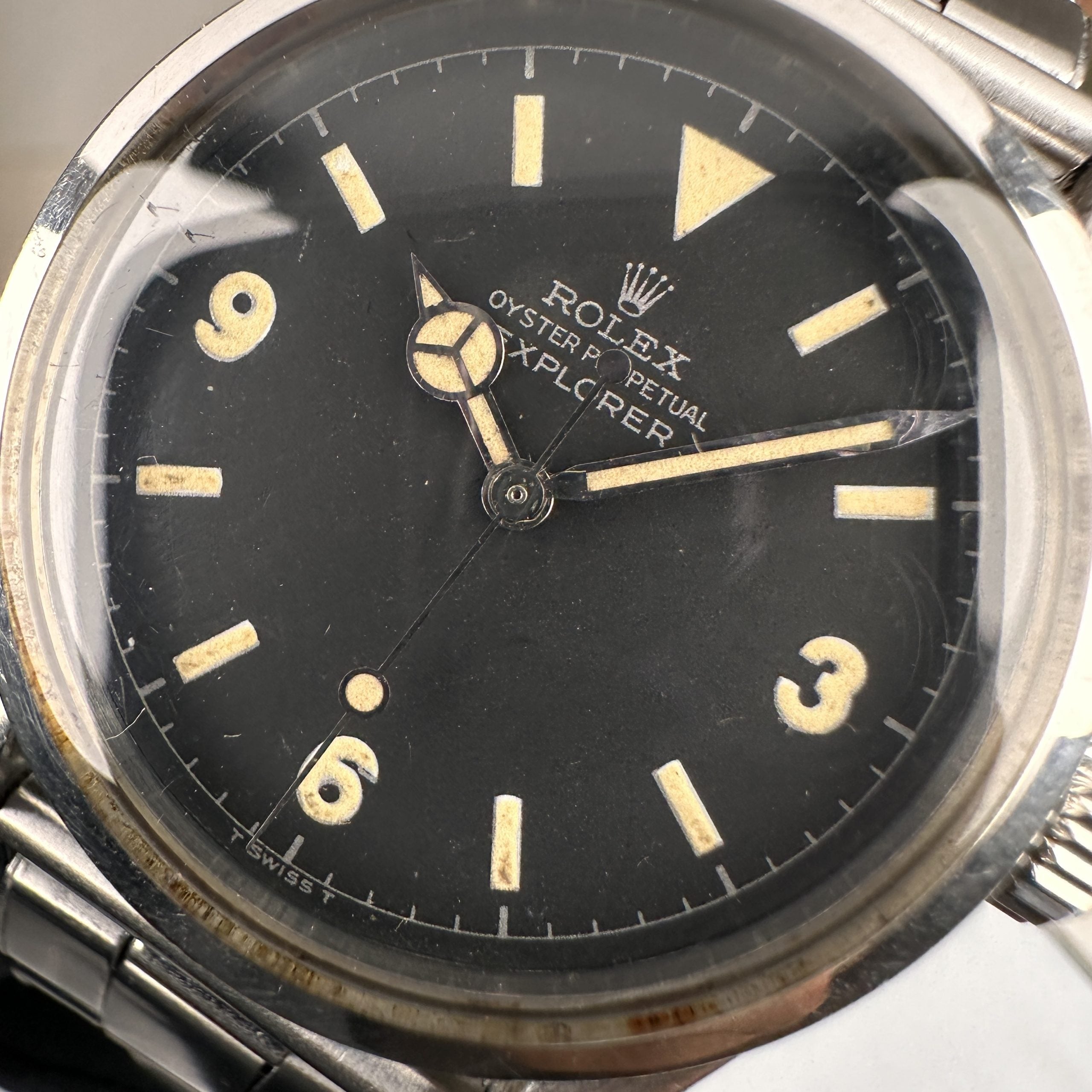 1953 Vintage Rolex Explorer 6150 Chapter Ring Dial and Silver Print