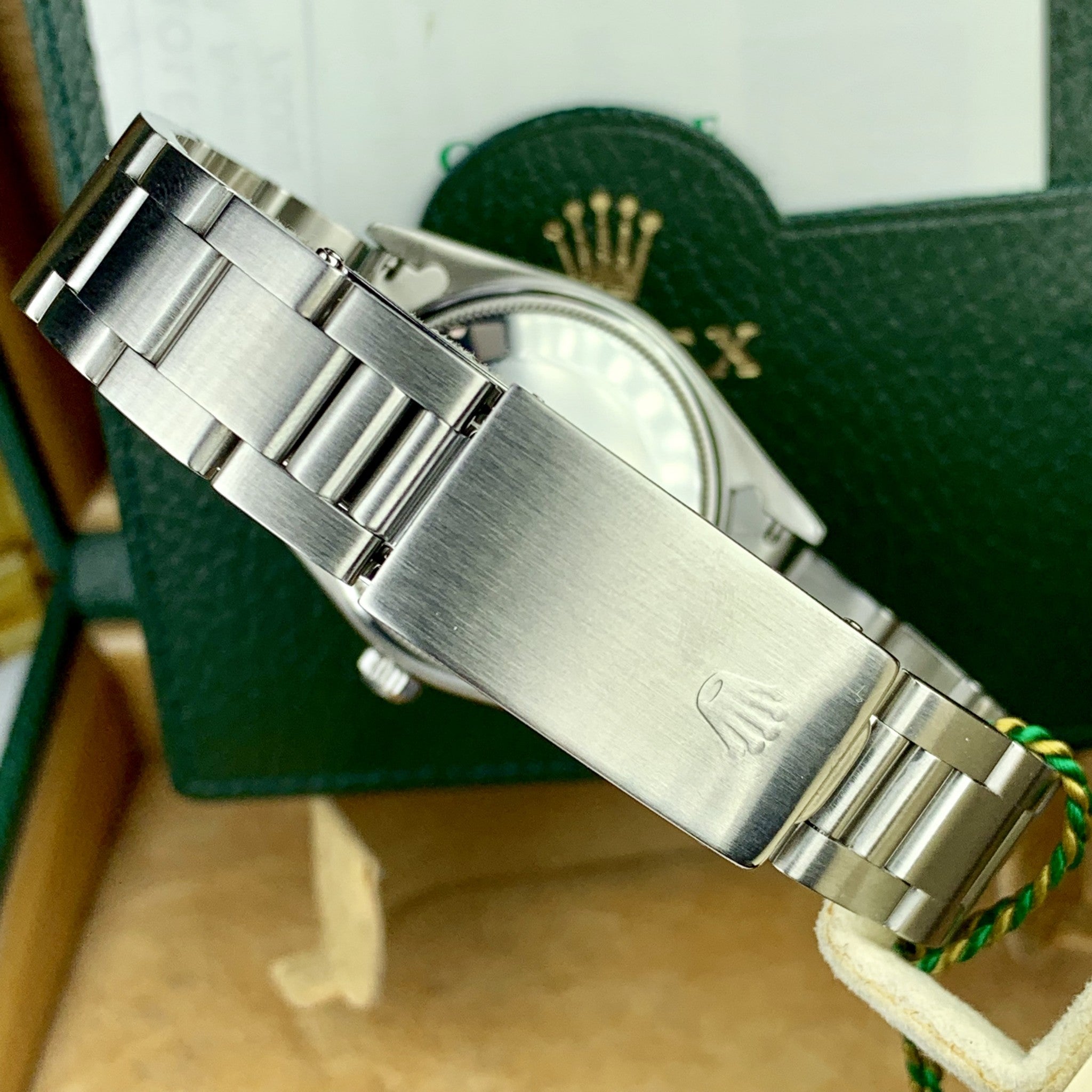 1998 Rolex Air King 14000 Blue Dial 34MM IBM Reward Engraved