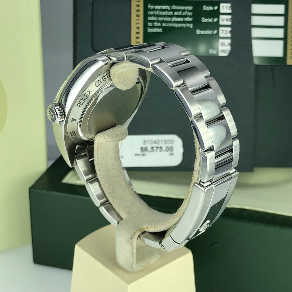 2011 Rolex Milgauss 116400 GV Green With Box And Card Full Set Mint Condition