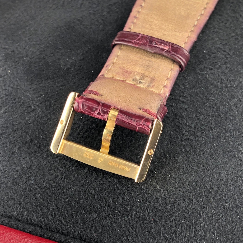 Cartier Tank Divan 18k Yellow Gold Ladies Ref. 2601 With Box & Papers