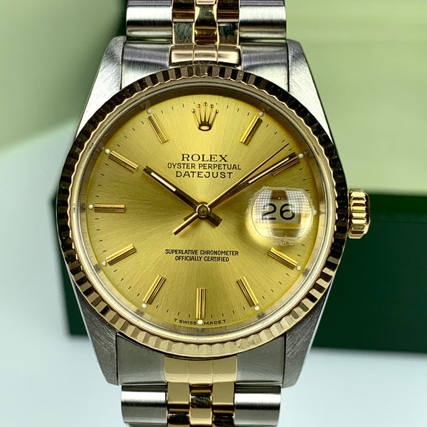 1992 Rolex 16233 DateJust Two Tone