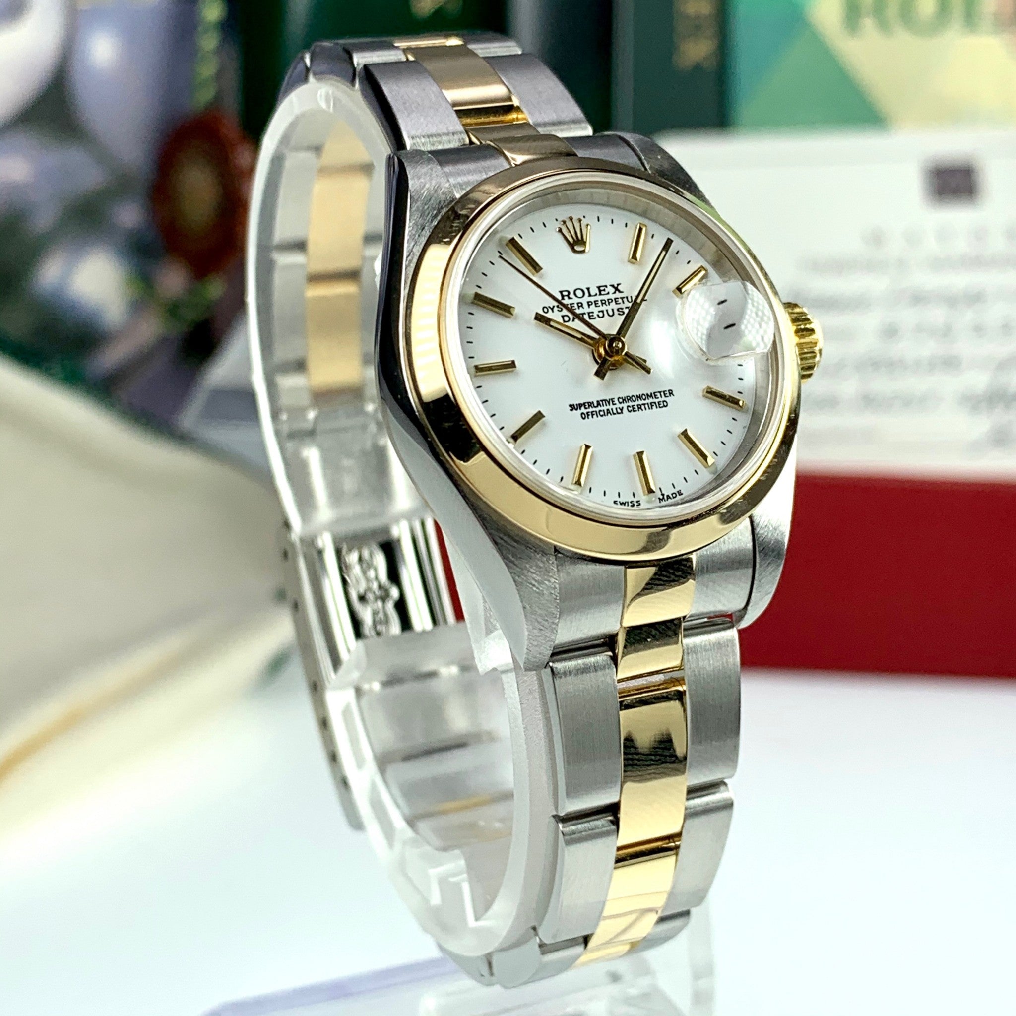 2004 Rolex DateJust 17973 Two Tone 26mm Box, Papers and Booklets