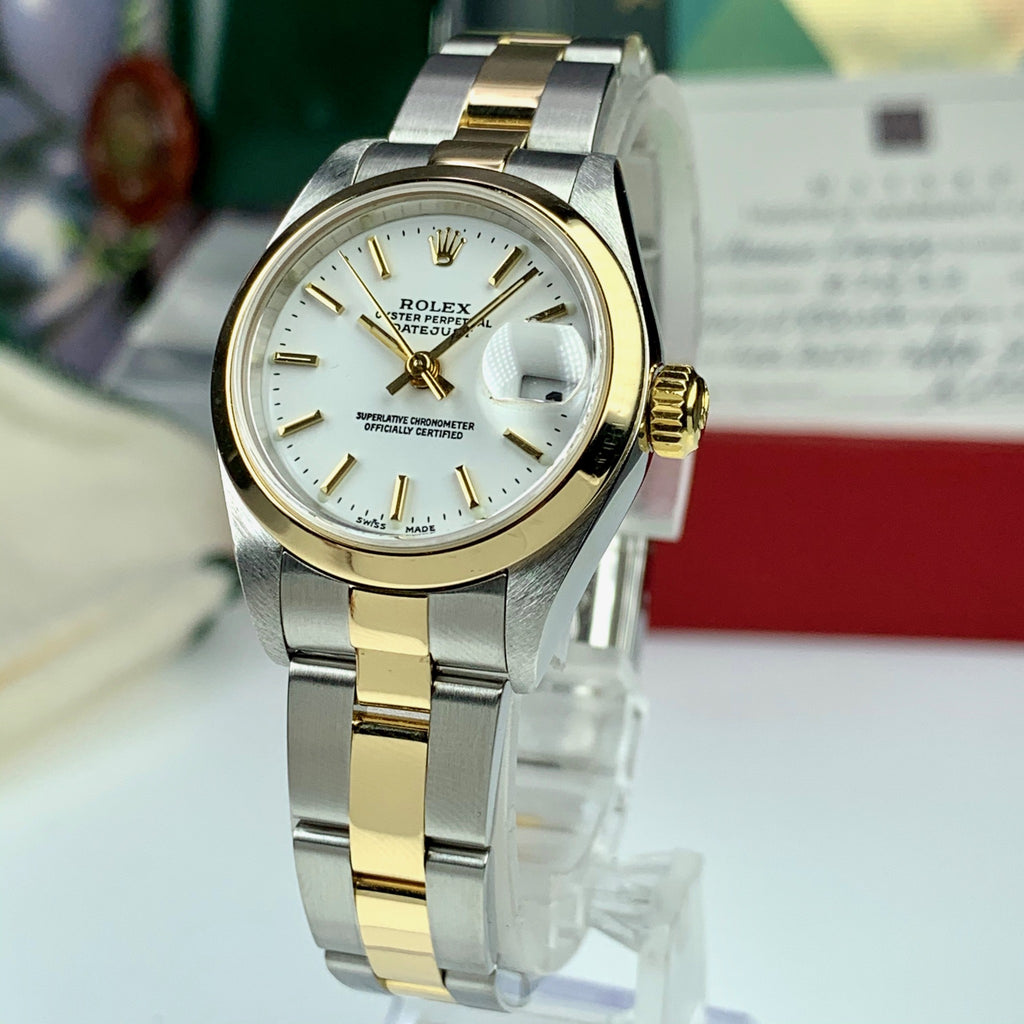 2004 Rolex DateJust 17973 Two Tone 26mm Box, Papers and Booklets