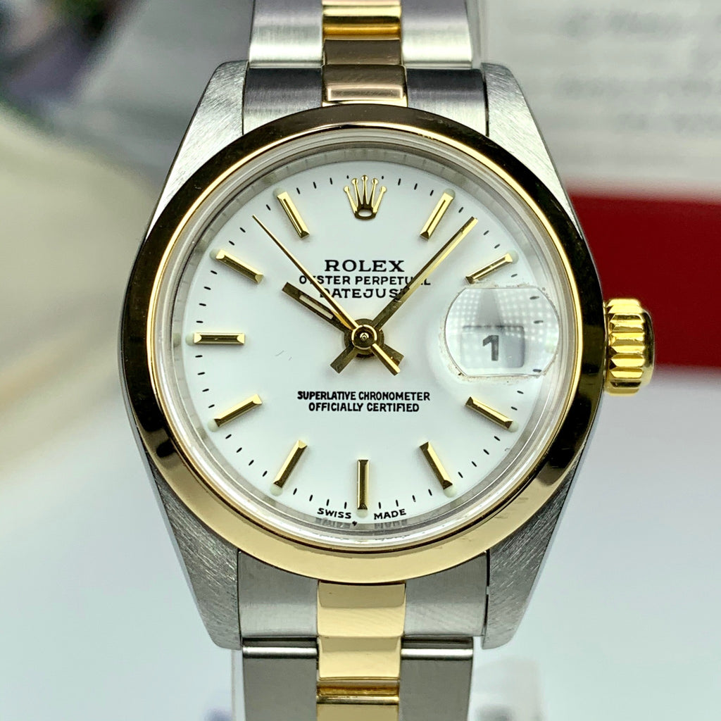2004 Rolex DateJust 17973 Two Tone 26mm Box, Papers and Booklets