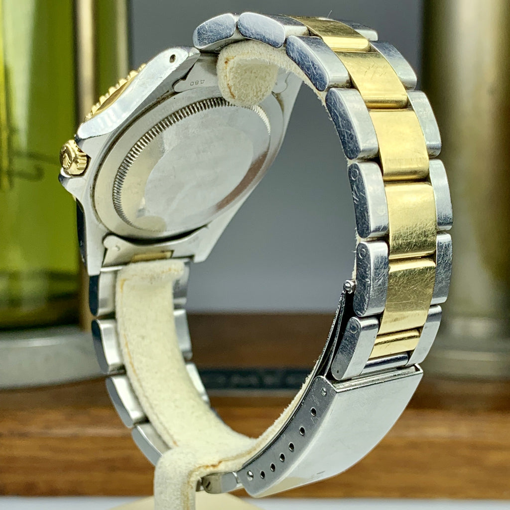1980 Vintage Rolex 16753 GMT-Master Tone Gold & Steel Unpolished Rootbeer