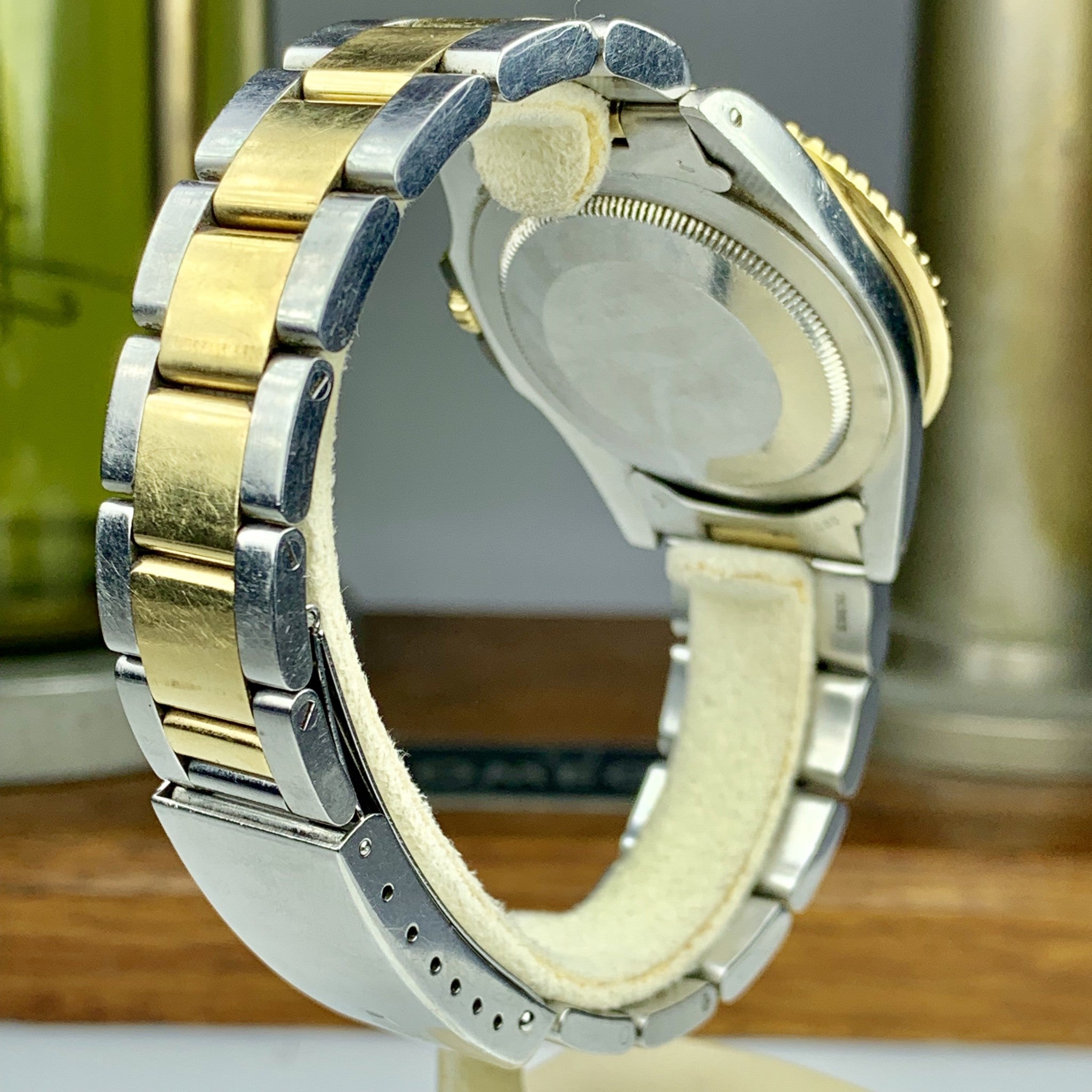 1980 Vintage Rolex 16753 GMT-Master Tone Gold & Steel Unpolished Rootbeer