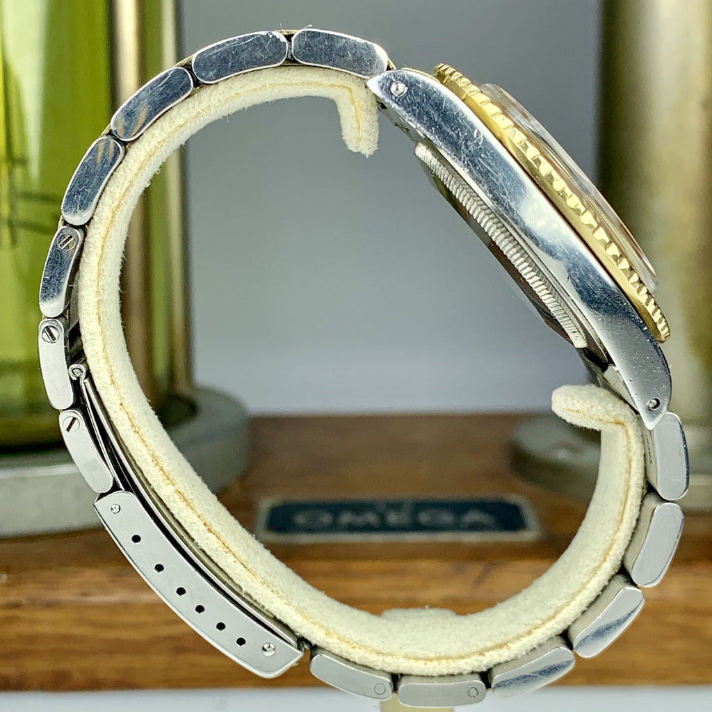 1980 Vintage Rolex 16753 GMT-Master Tone Gold & Steel Unpolished Rootbeer