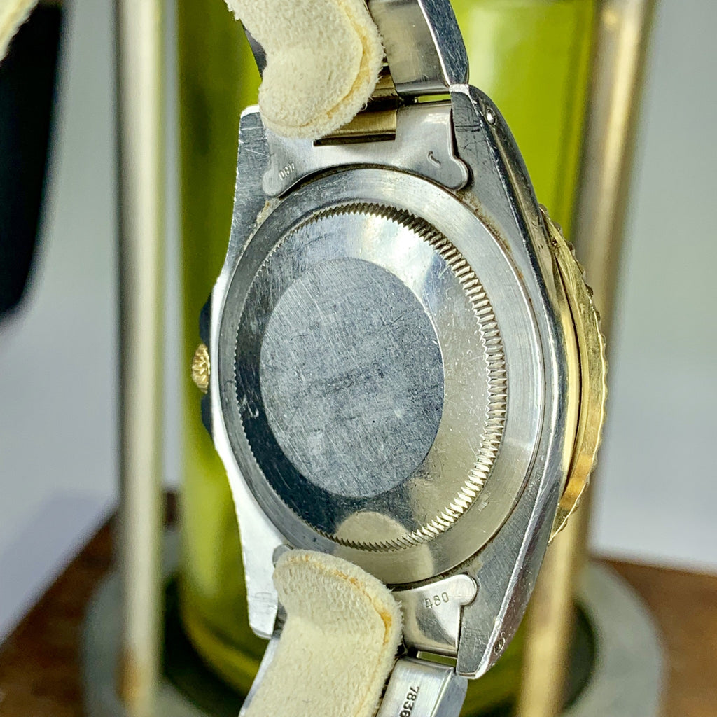 1980 Vintage Rolex 16753 GMT-Master Tone Gold & Steel Unpolished Rootbeer