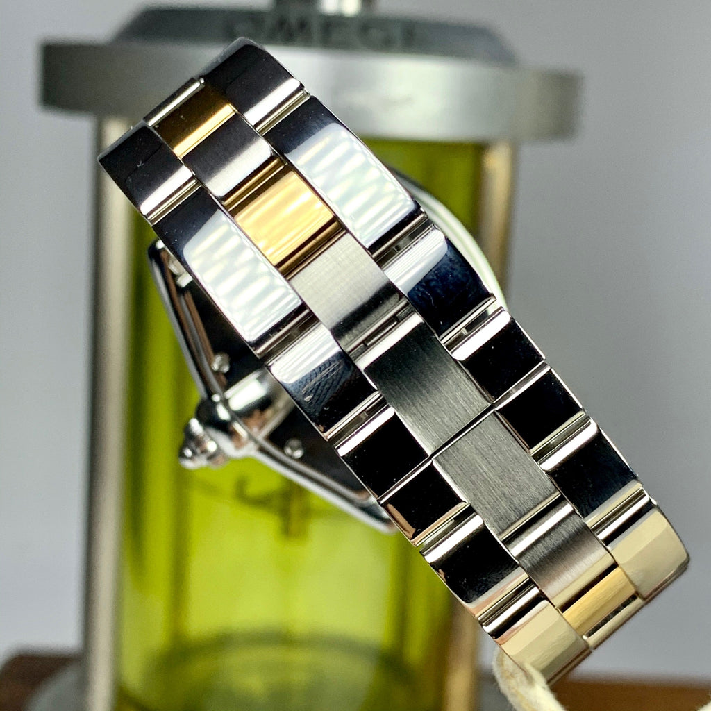 Cartier Roadster Yellow Gold Steel Automatic Mens Watch W62031Y4