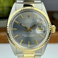 1977 Vintage Rolex DateJust Two Tone 1603 Grey Dial