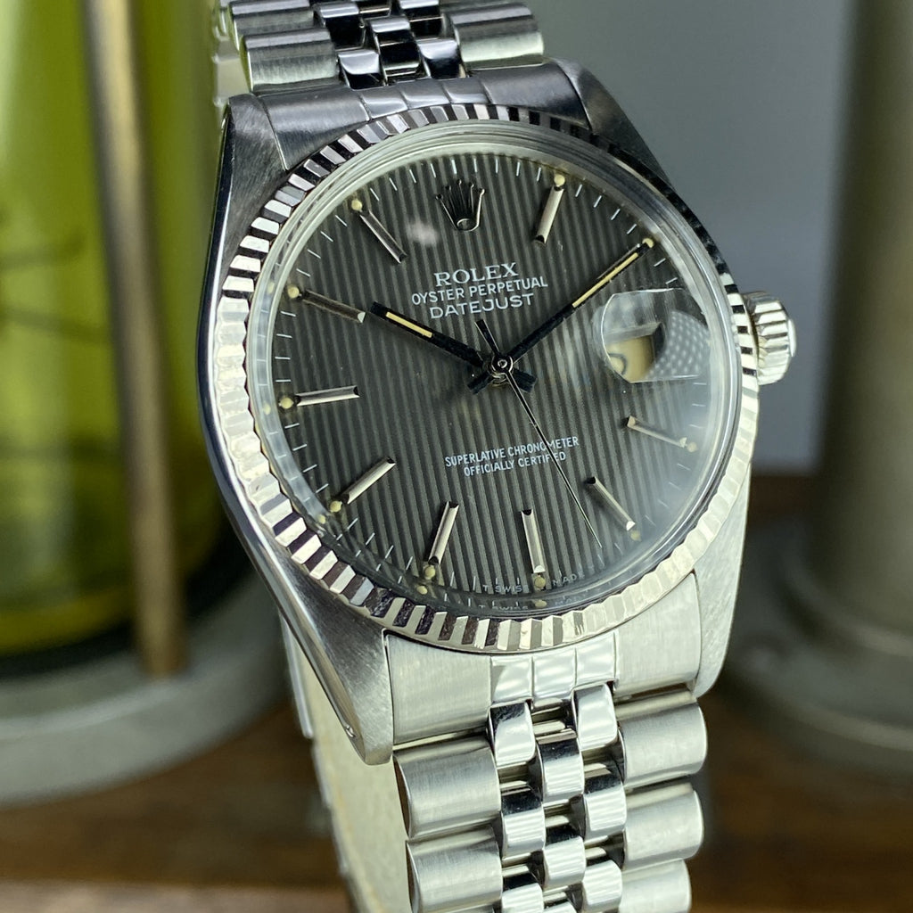 1985 Vintage Rolex Datejust 16014 with Gray Dial