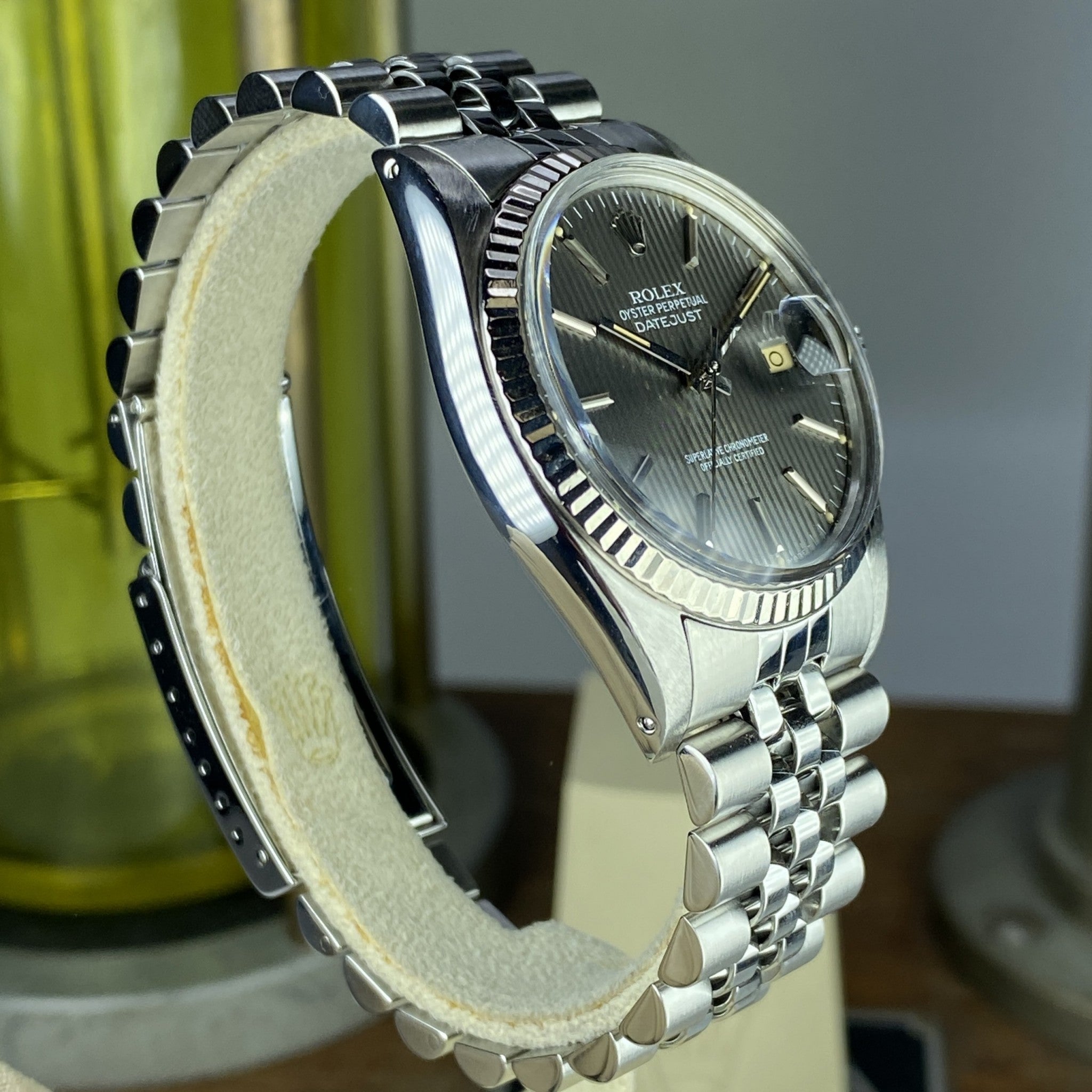 1985 Vintage Rolex Datejust 16014 with Gray Dial