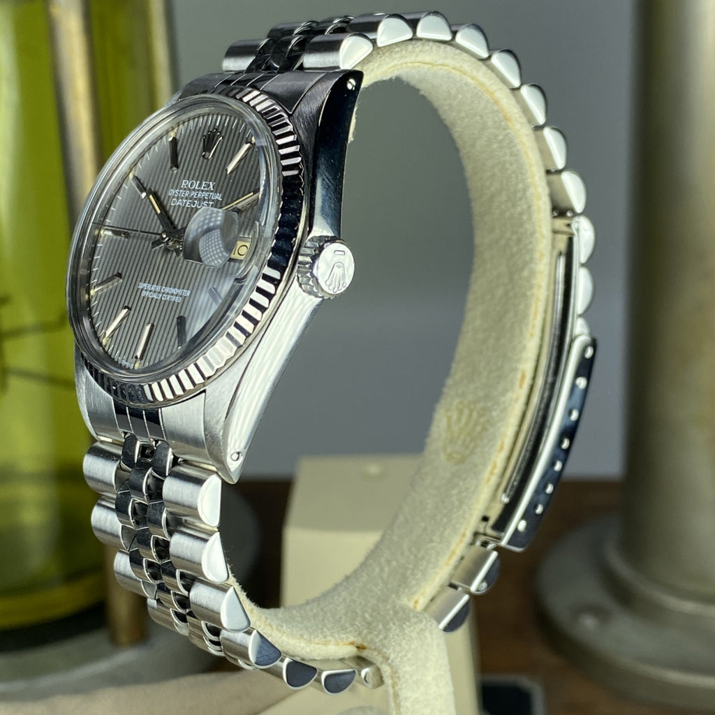 1985 Vintage Rolex Datejust 16014 with Gray Dial