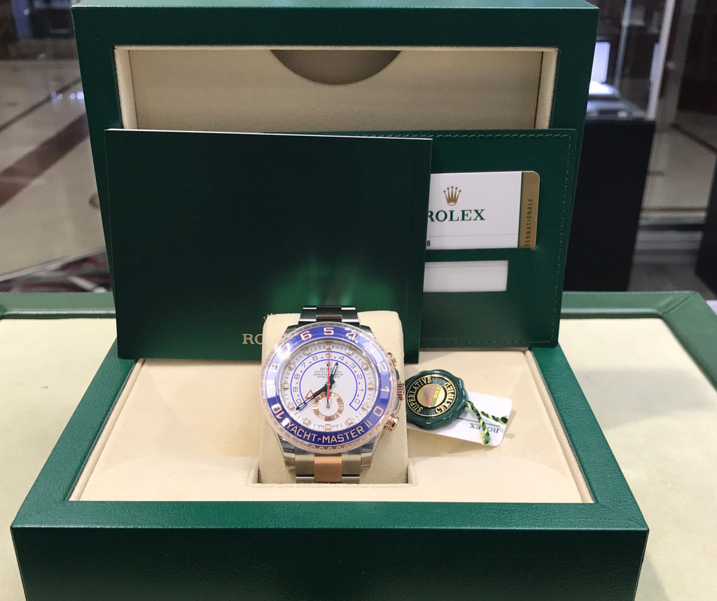 Rolex Yacht Master UNWRON 116681 Rose Gold & Steel Box and Papers 2017