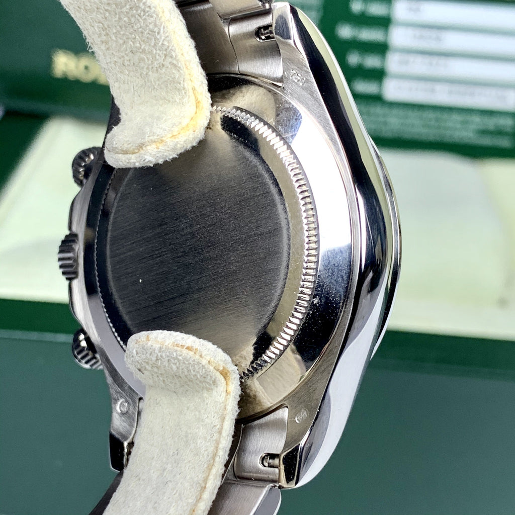 2010 Rolex Daytona 116509 White Gold Grey Dial Arabic Numbers Full Set Box and Papers Polished