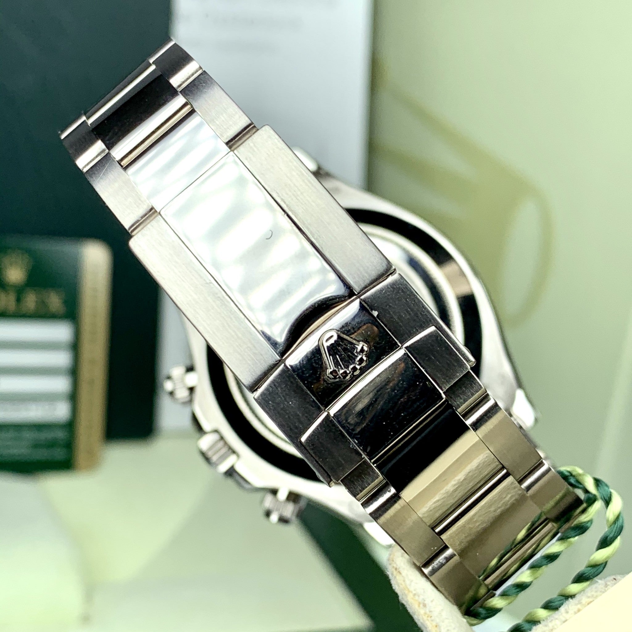 2010 Rolex Daytona 116509 White Gold Grey Dial Arabic Numbers Full Set Box and Papers Polished