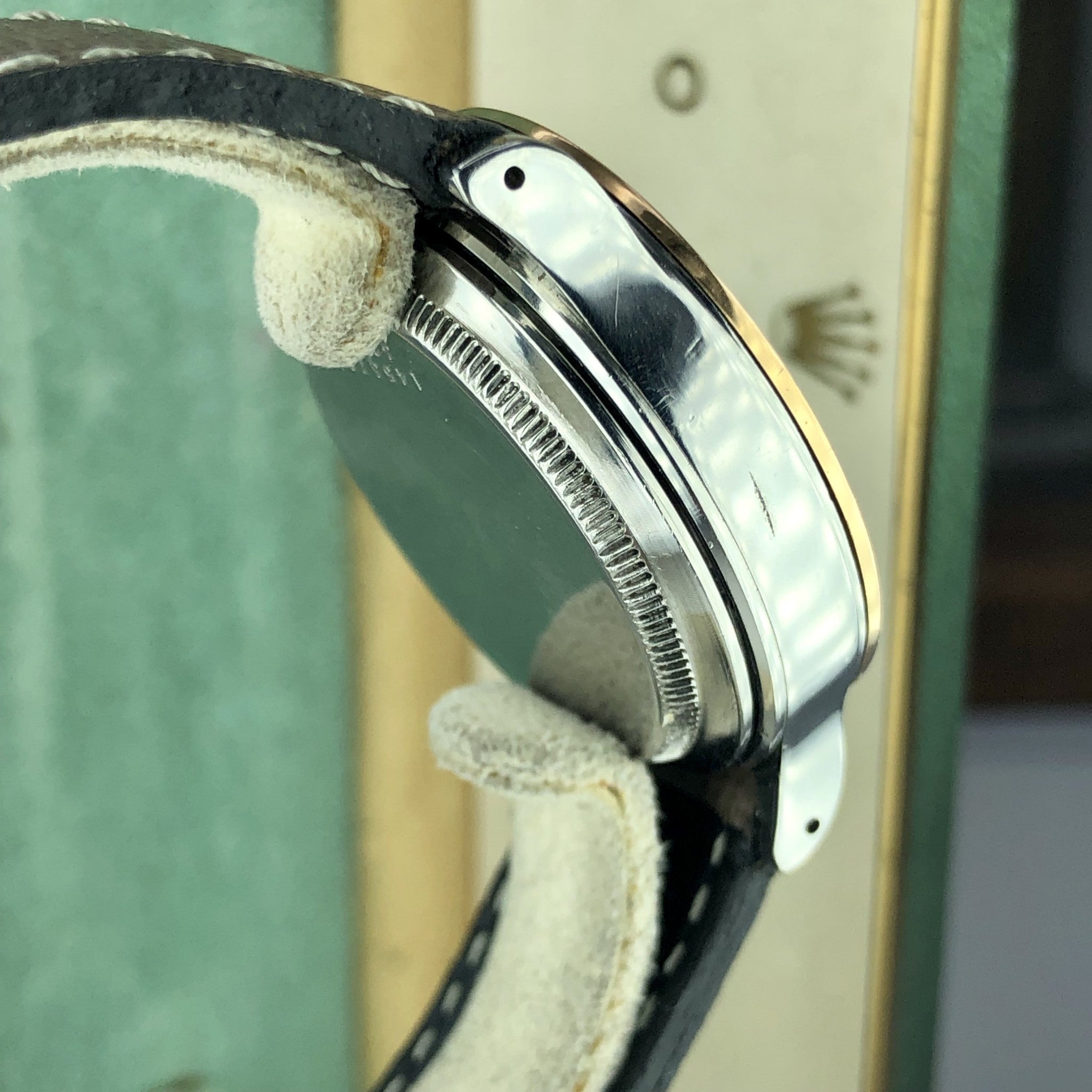 1940’s Vintage Rolex 3668 Oyster Chronograph Antimagnétique Monoblocco