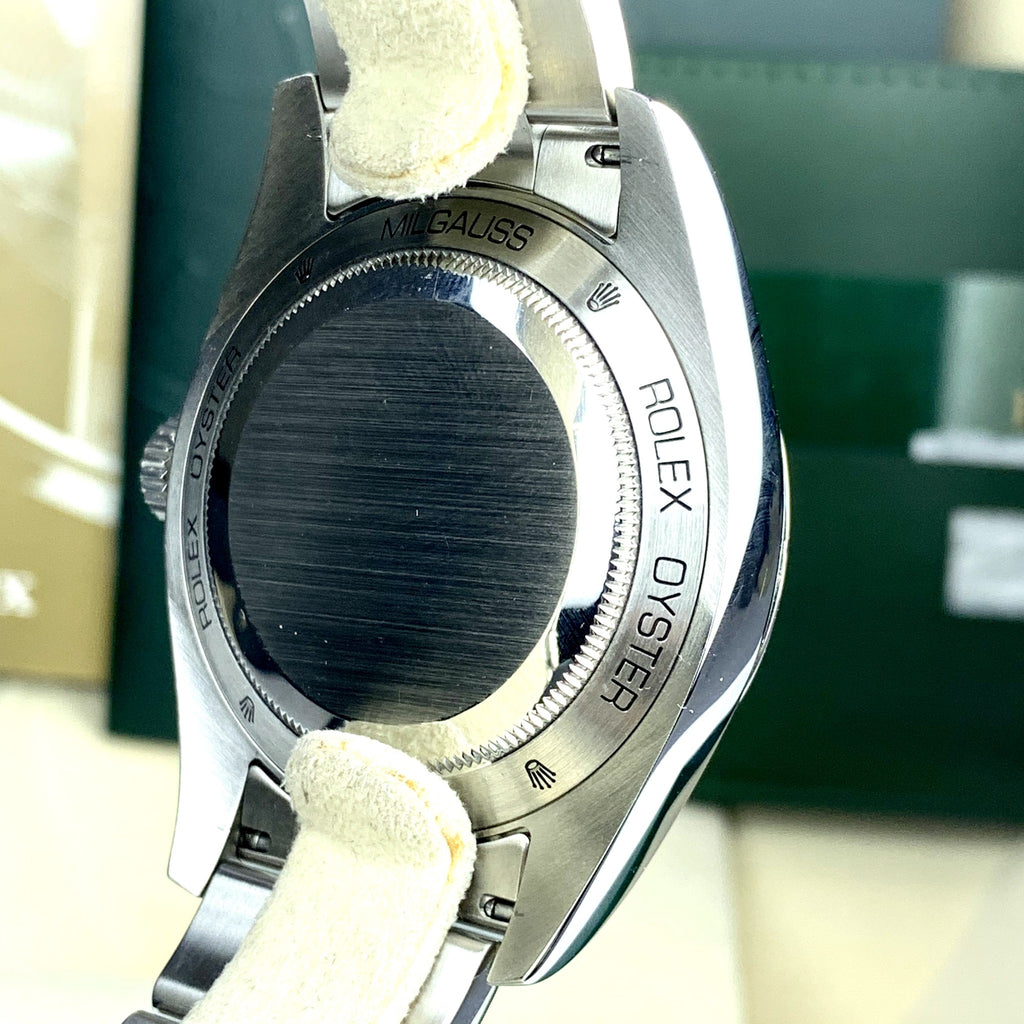 2012 Rolex Milgauss 116400V Green Full set box & card