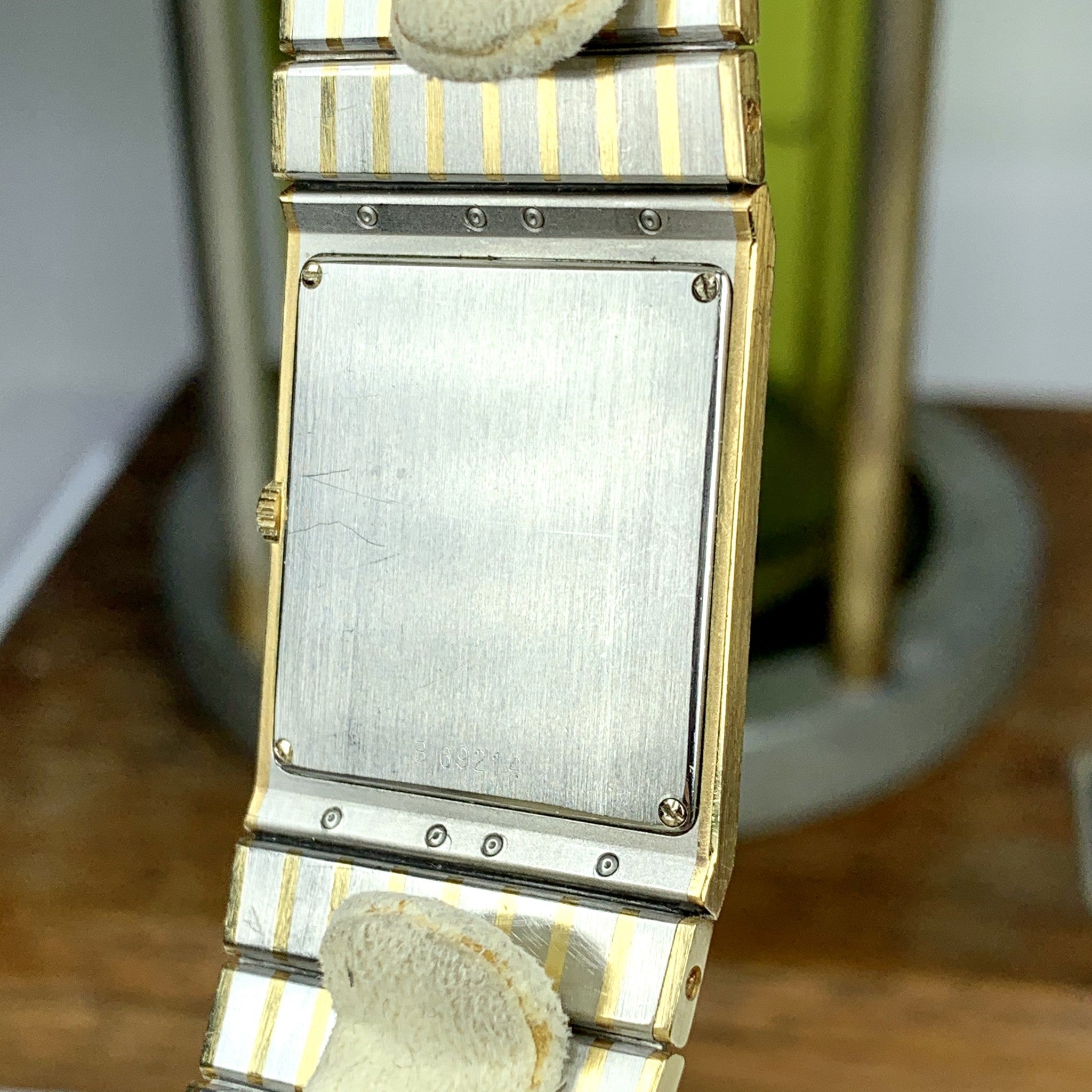 Rare 1970’s Audemars Piguet Ultra Slim, Retro Tank Style Stainless 18k Watch