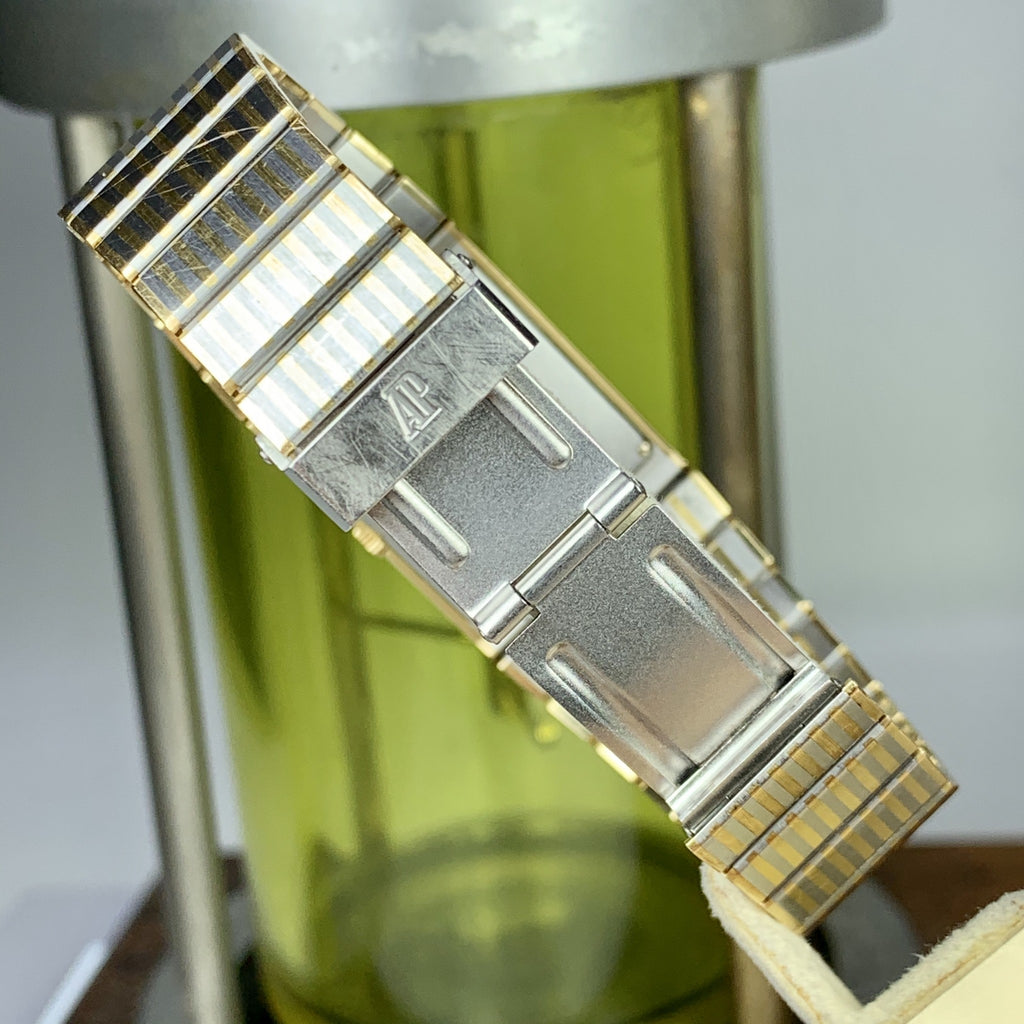 Rare 1970’s Audemars Piguet Ultra Slim, Retro Tank Style Stainless 18k Watch
