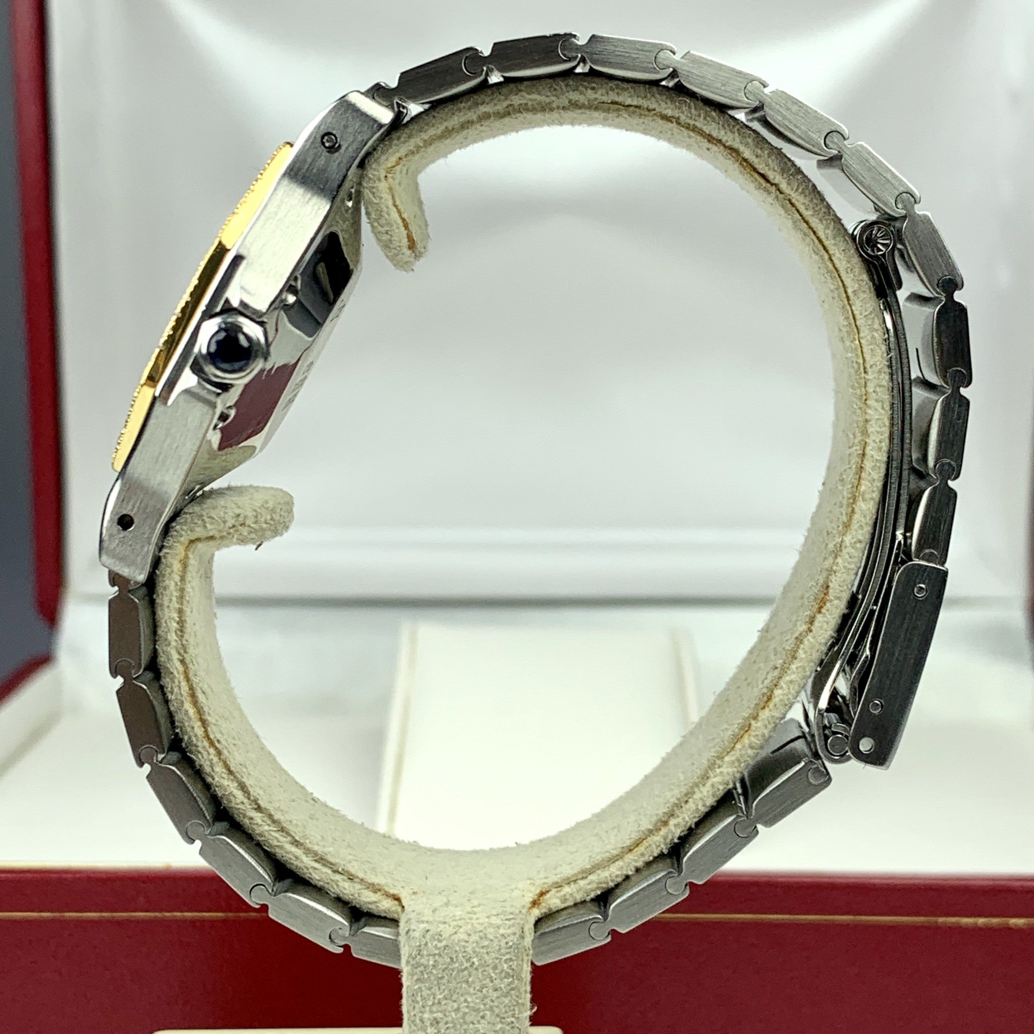 Cartier Santos Octagon 32mm Quartz 18k Gold and Steel