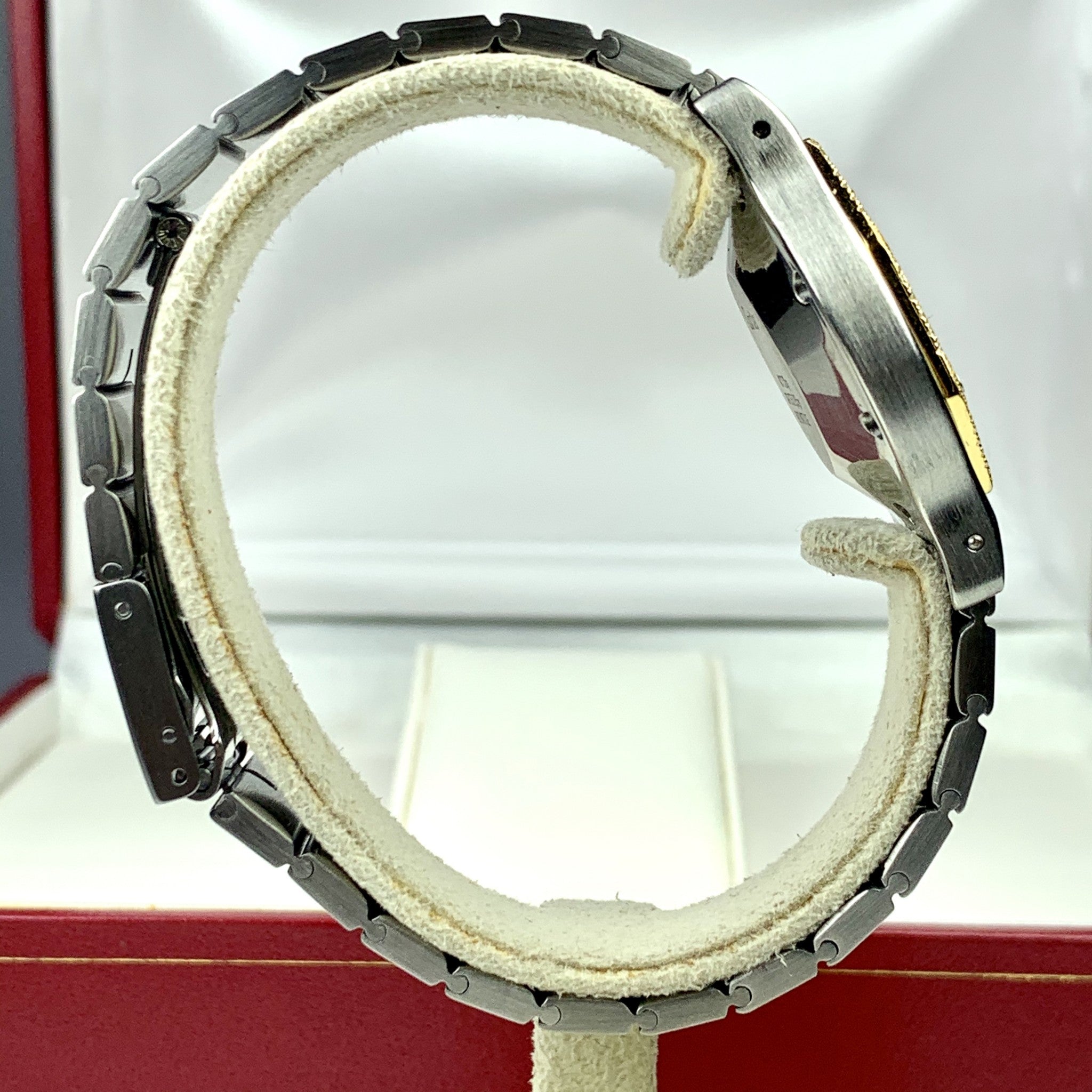Cartier Santos Octagon 32mm Quartz 18k Gold and Steel